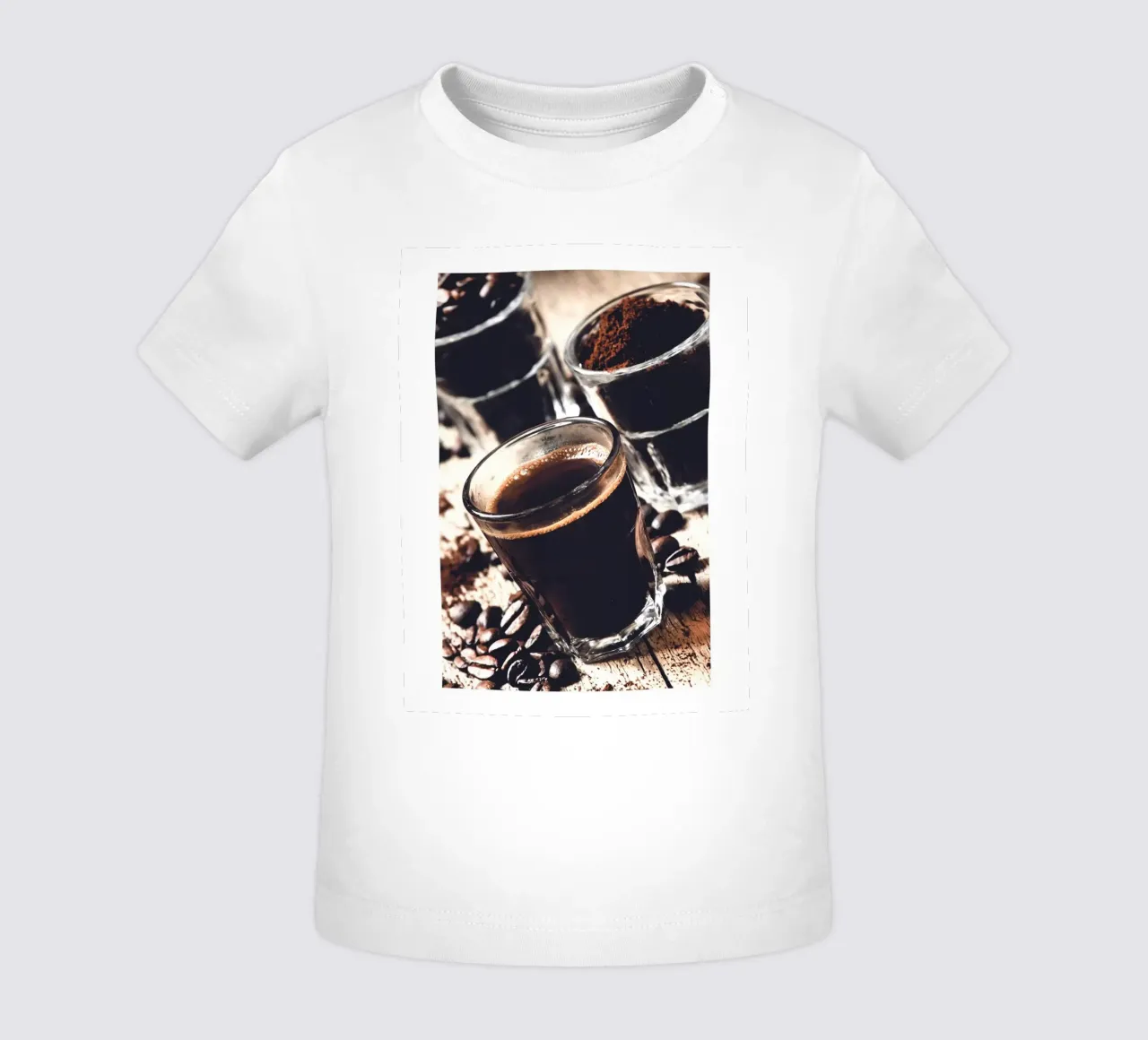 Momenti di caffè - Arte del caffè rustica maglietta neonato da Whole©