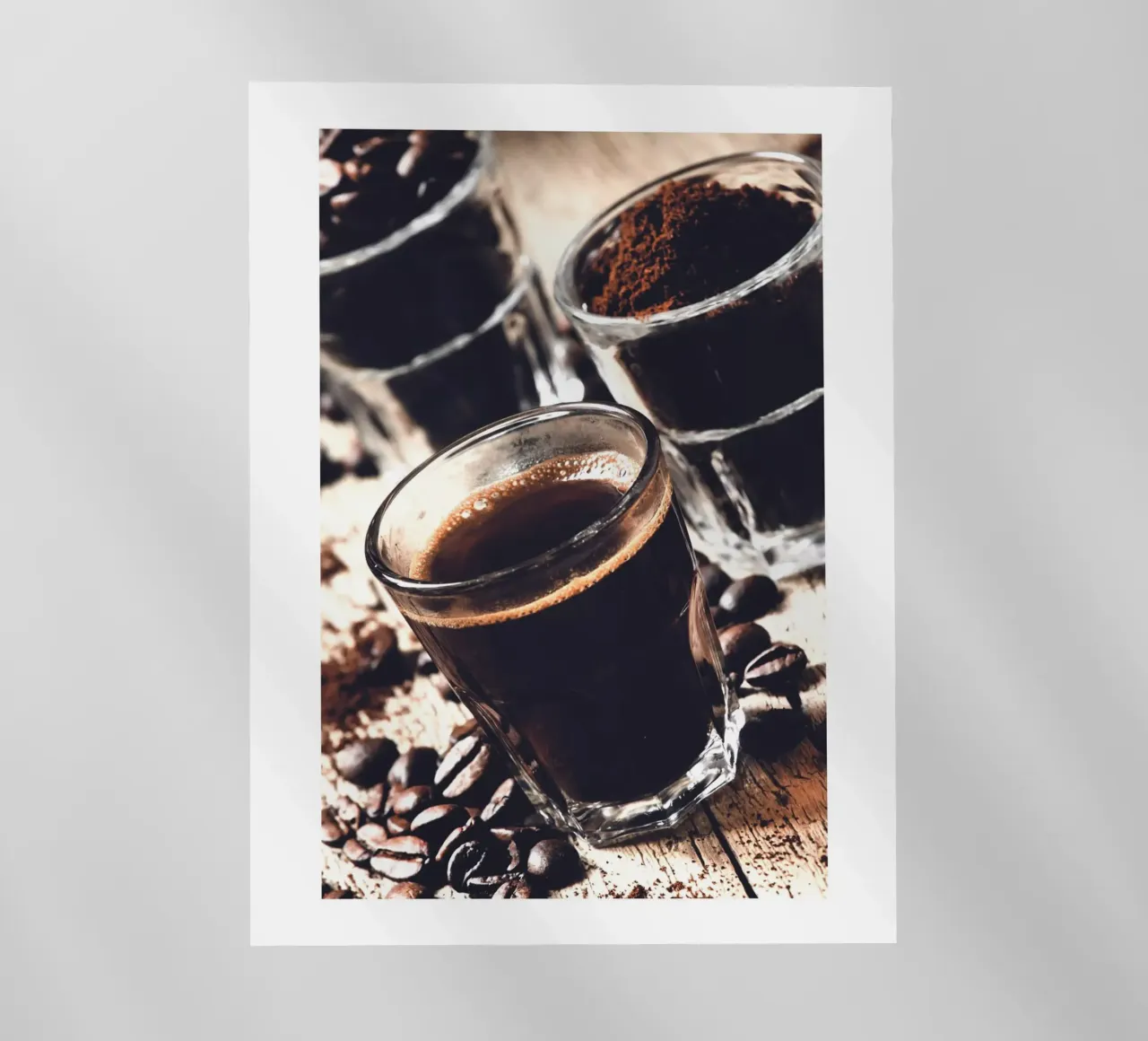 Momenti di caffè - Arte del caffè rustica pellicola backlit da Whole©