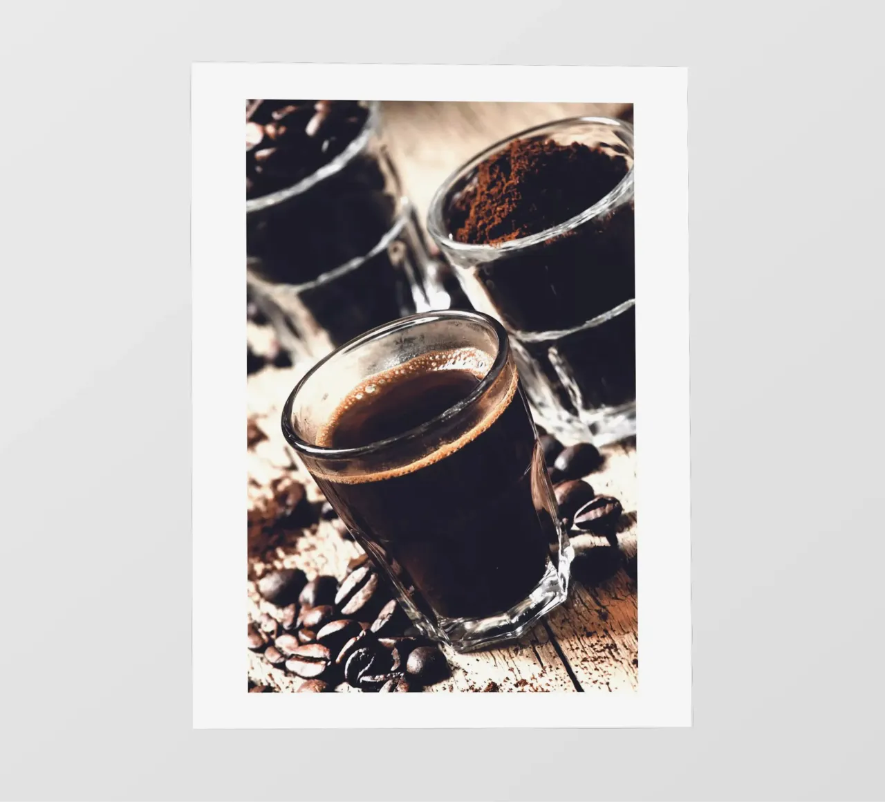 Momenti di caffè - Arte del caffè rustica telo in pvc da Whole©
