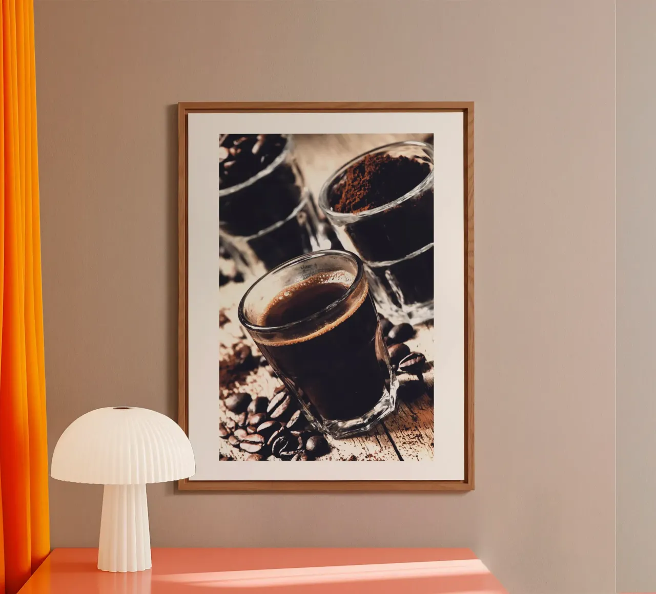 Momenti di caffè - Arte del caffè rustica alluminio dibond da Whole©