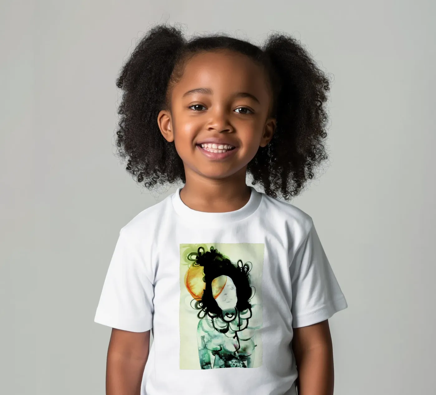 Mermaid Kinder T-Shirt von Ekaterina Koroleva