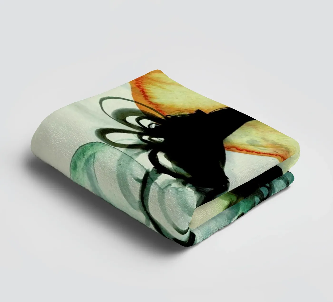 Mermaid towel by Ekaterina Koroleva