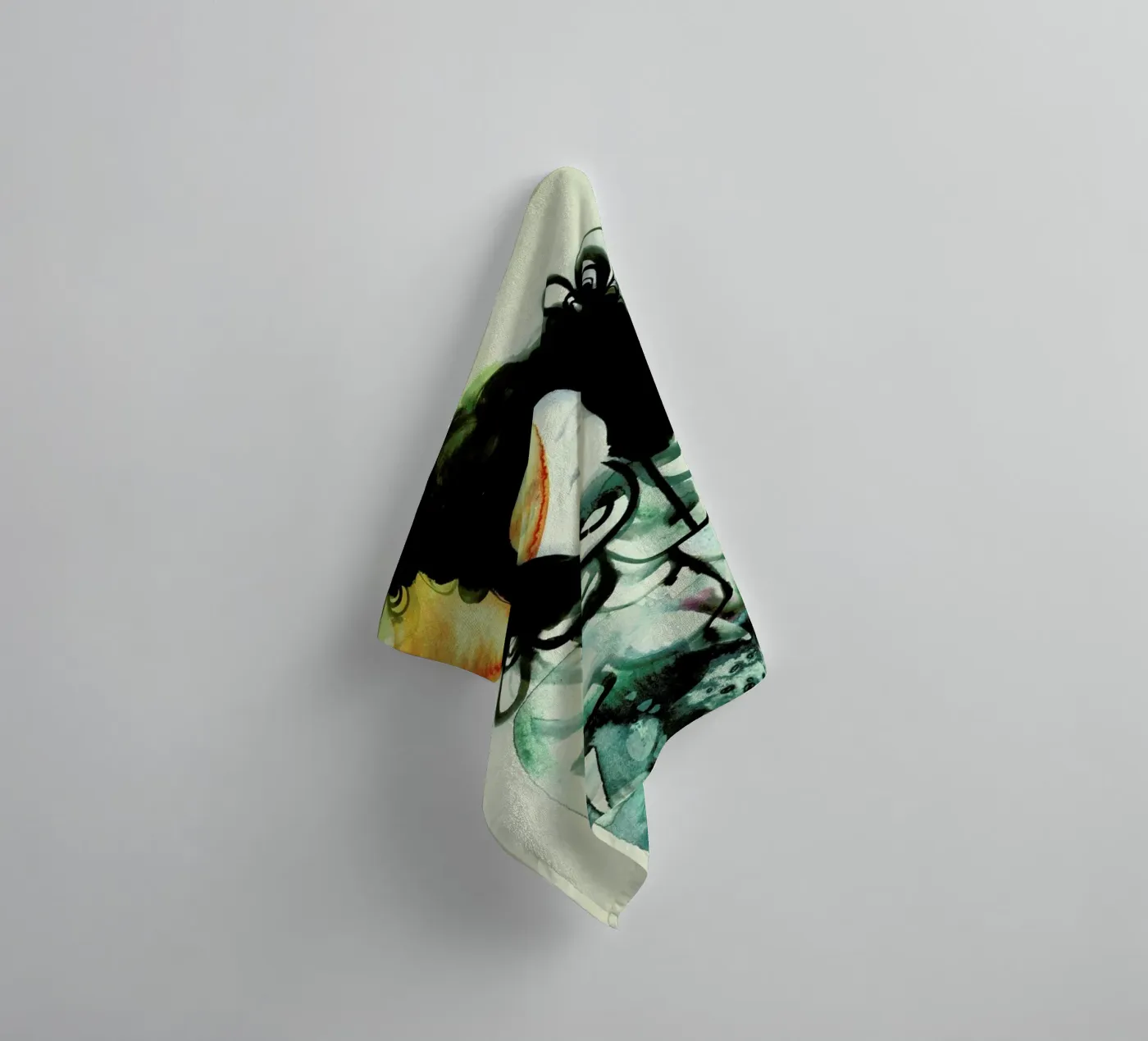 Mermaid towel by Ekaterina Koroleva