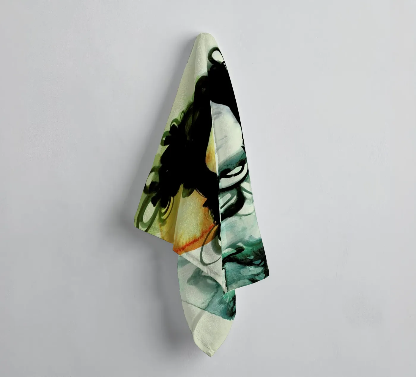 Mermaid towel by Ekaterina Koroleva