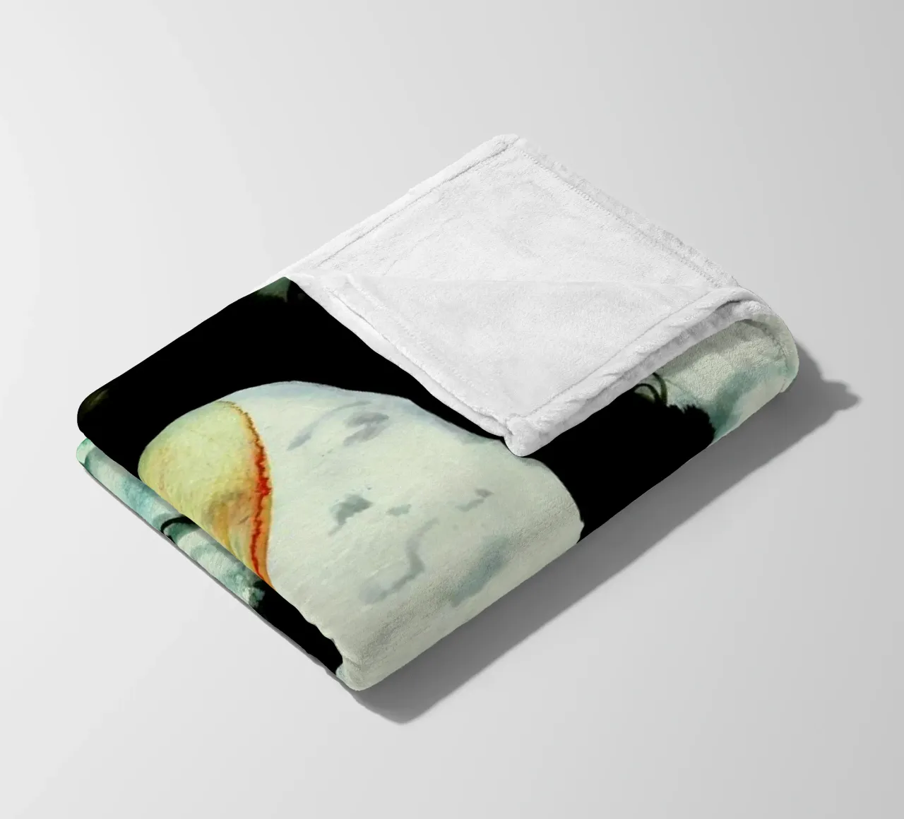 Mermaid Fleecedecke von Ekaterina Koroleva