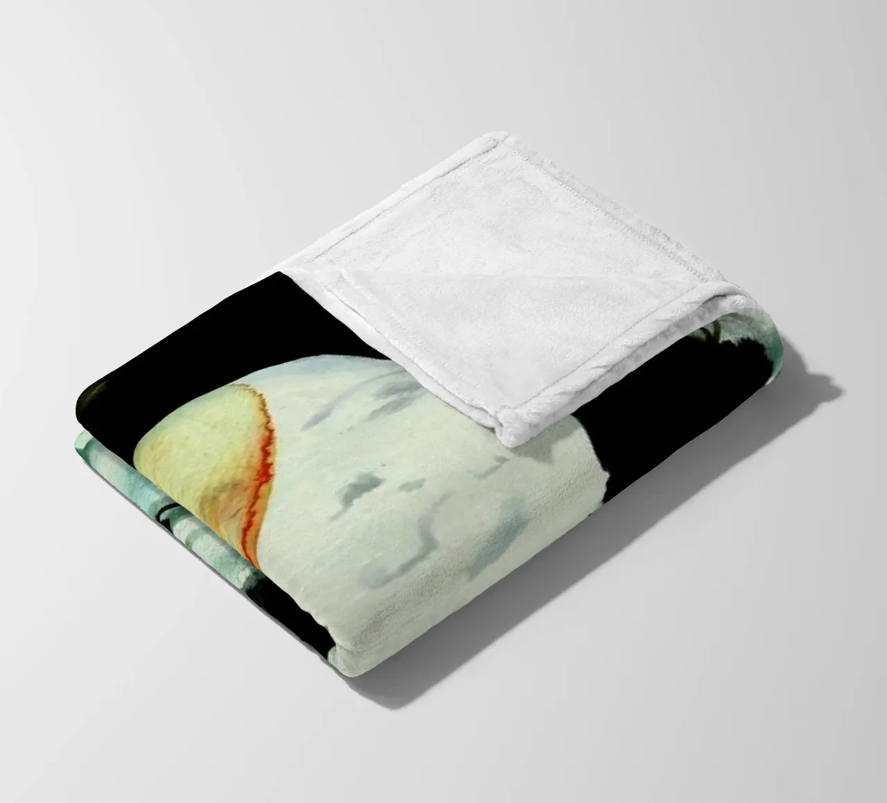 Mermaid Fleecedecke von Ekaterina Koroleva