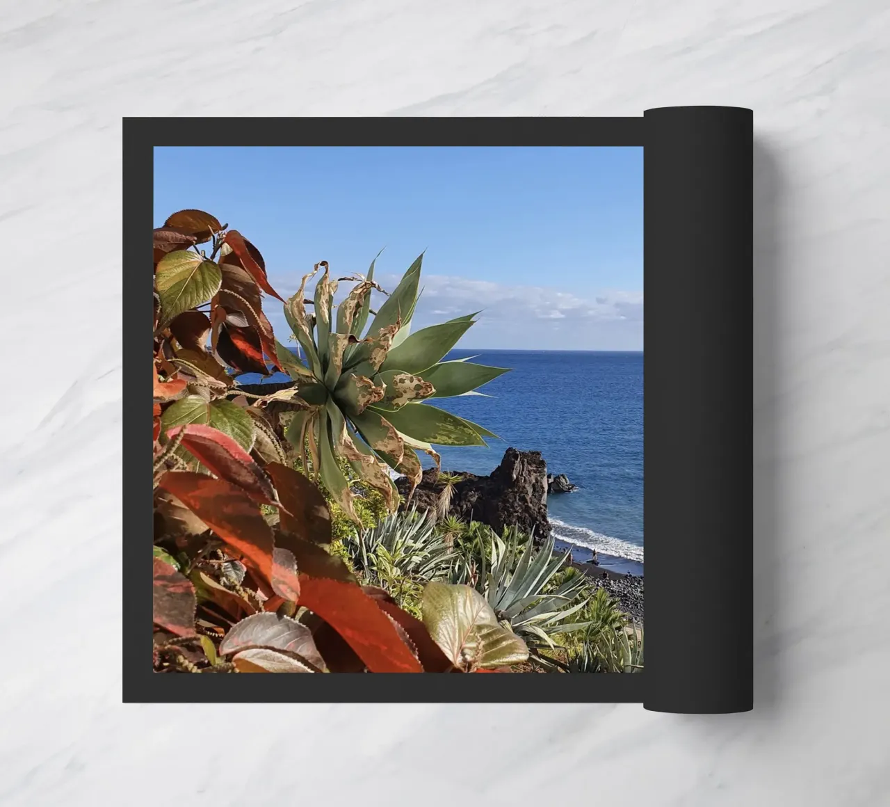 Wood #24 deurmat van ZAMART - Fotografie