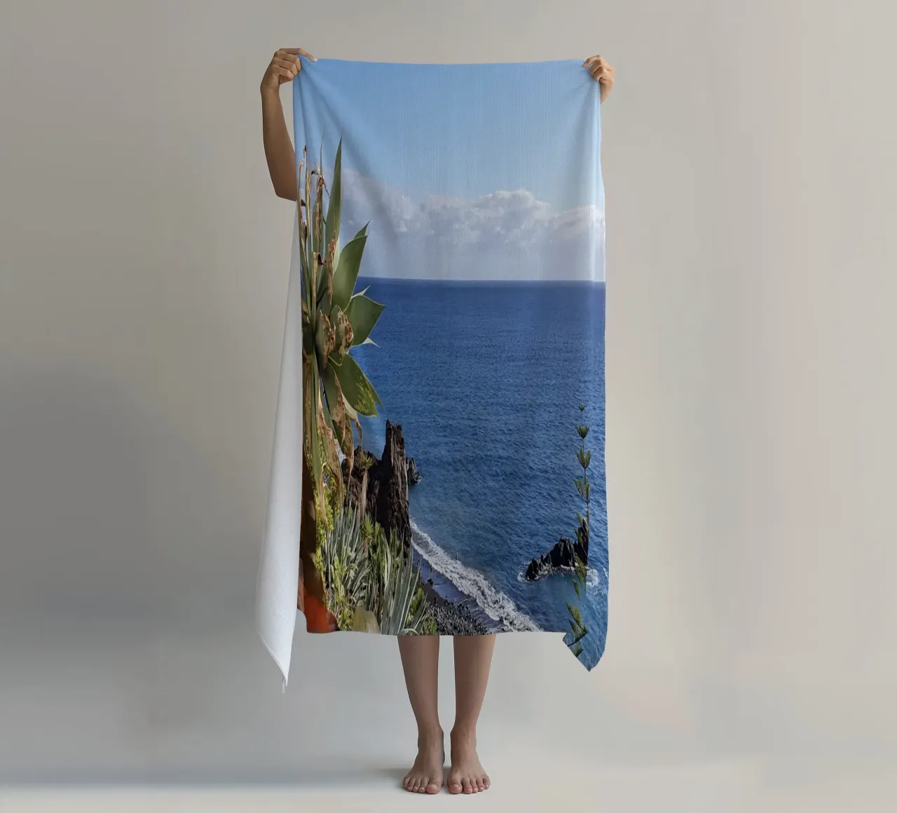 Wood #24 beach towel by ZAMART - Fotografie
