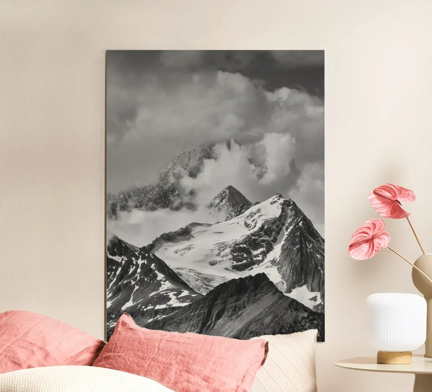 SNOWY AND BW Poster von PERSIE