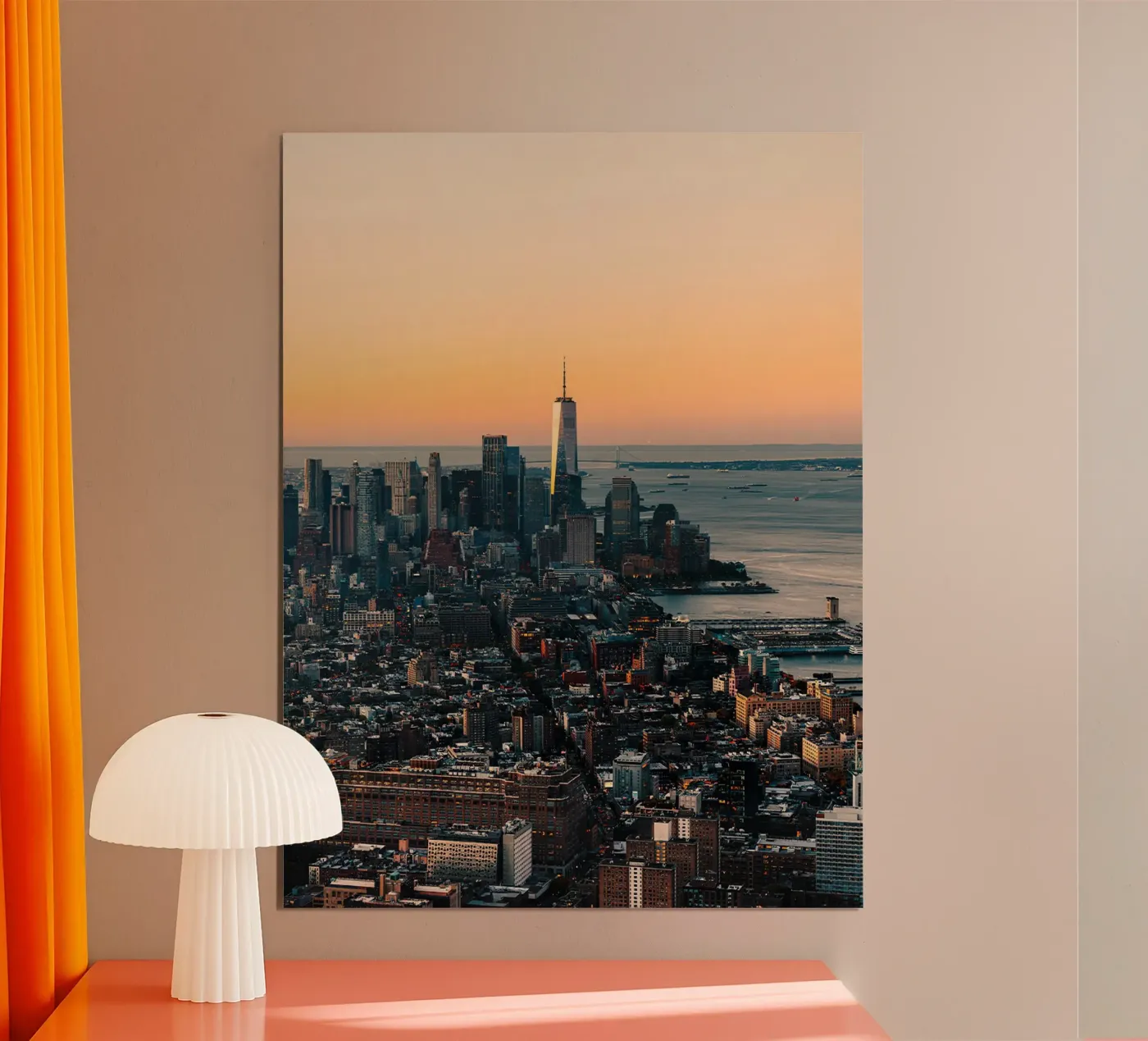 Manhattan Skyline Poster von Gerarldking Mellisa
