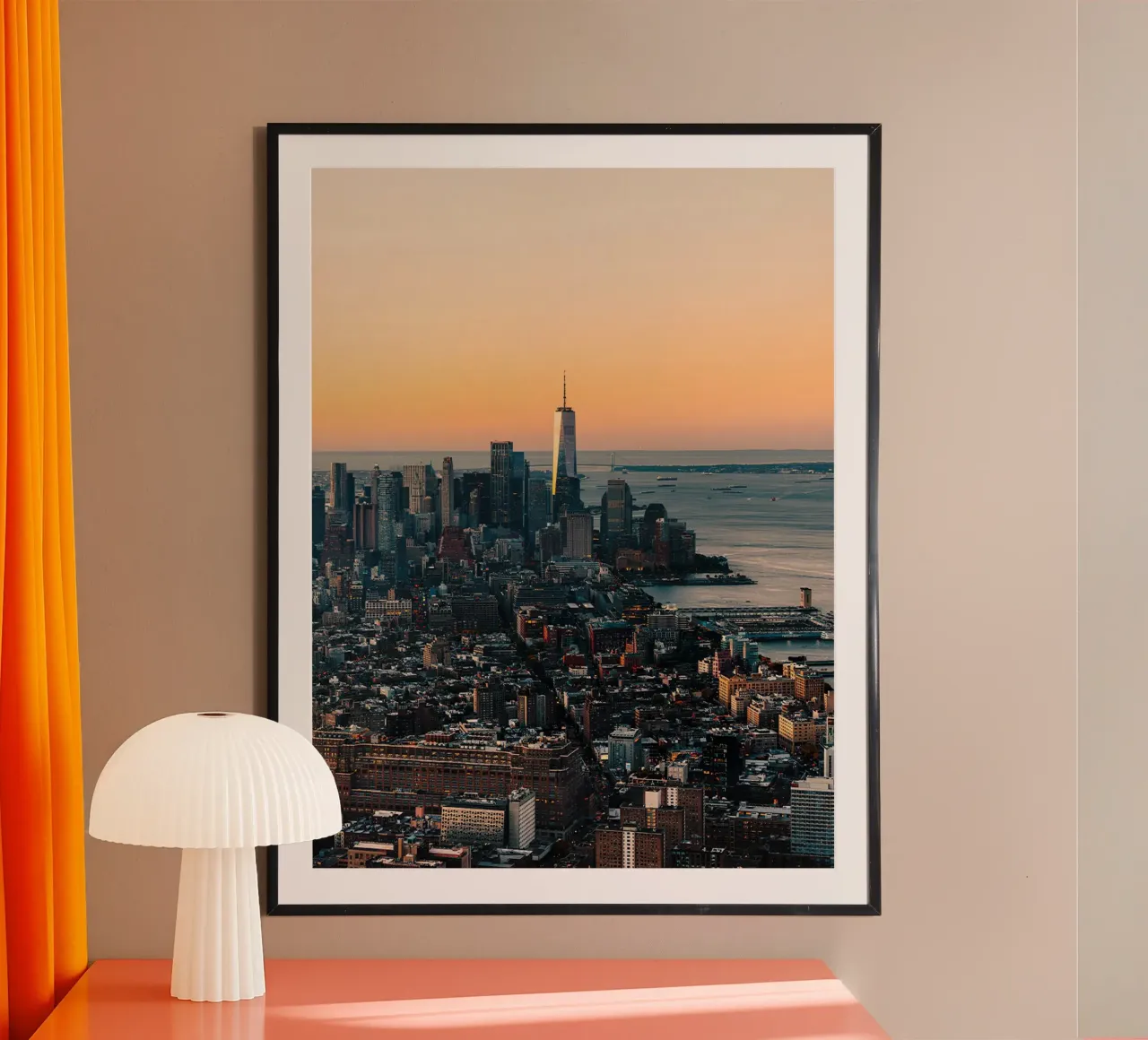 Manhattan Skyline poster da Gerarldking Mellisa
