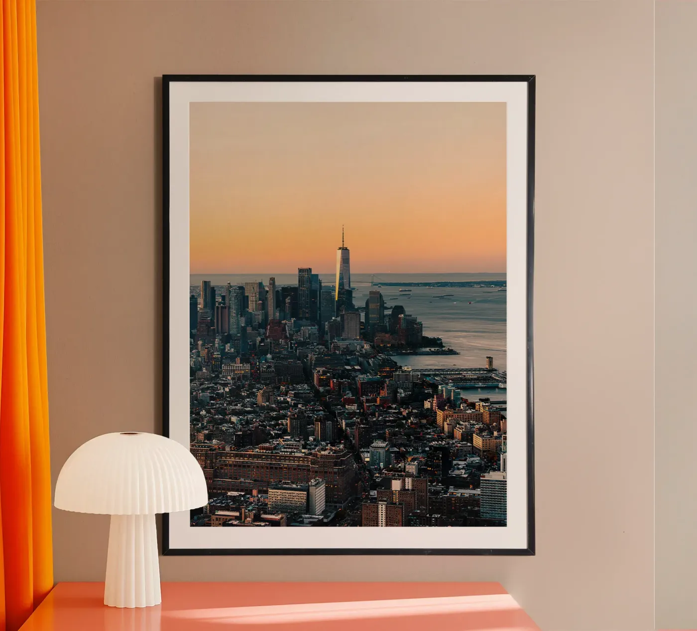 Manhattan Skyline Poster von Gerarldking Mellisa