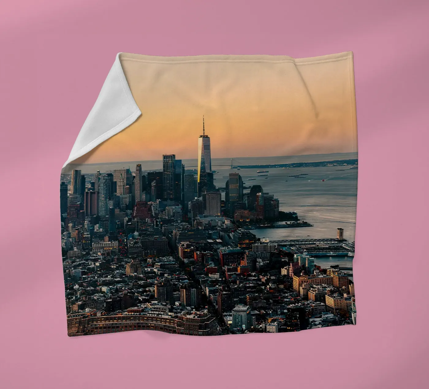 Manhattan Skyline Fleecedecke von Gerarldking Mellisa