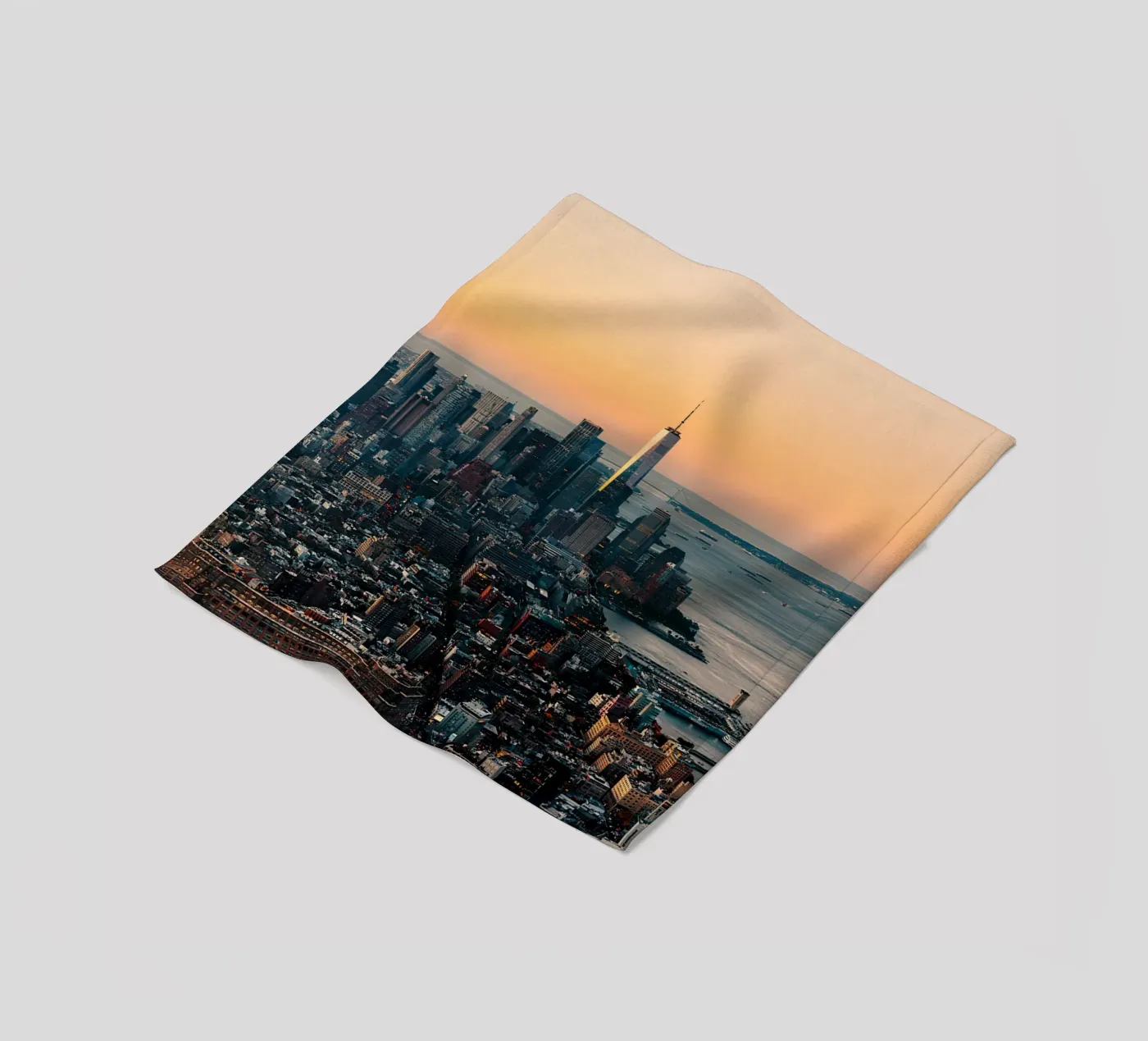Manhattan Skyline Fleecedecke von Gerarldking Mellisa