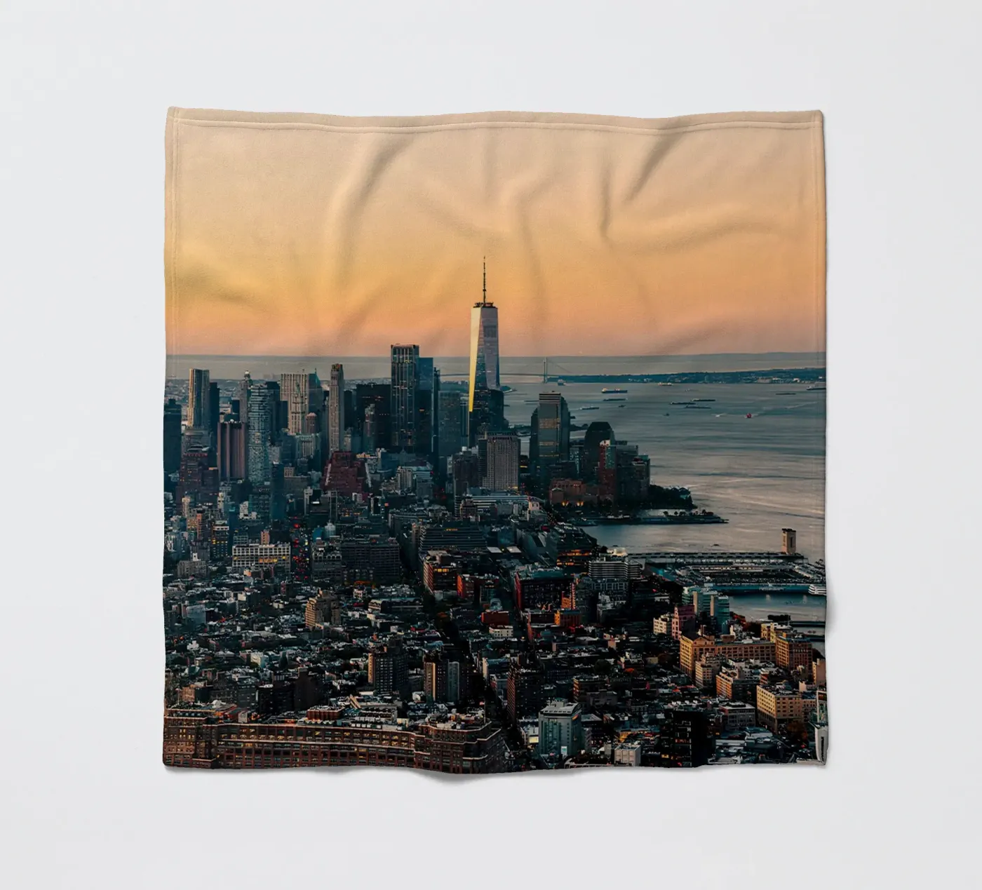 Manhattan Skyline Fleecedecke von Gerarldking Mellisa
