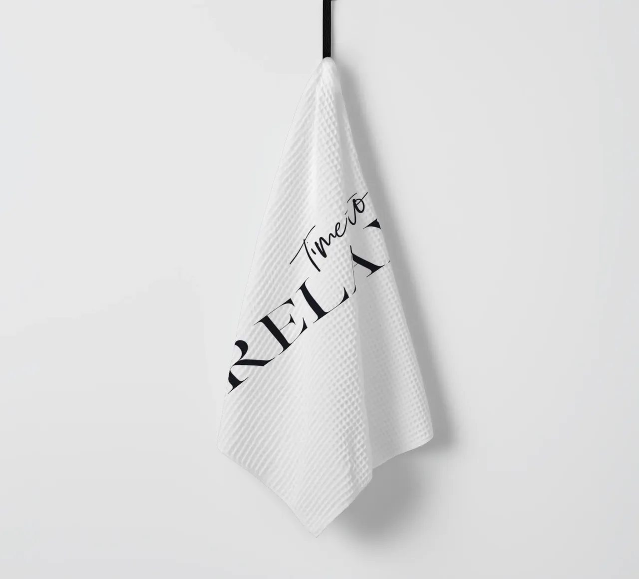 Time to Relax - Design tipografico minimalista canovaccio da cucina da Whole©
