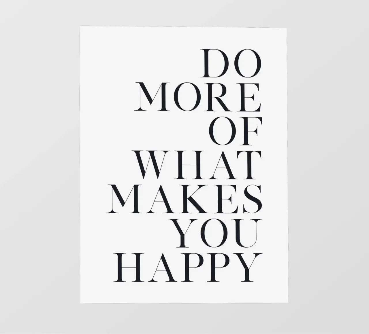 Motiverende quote - Minimalistische typografie fotobehang van Whole©