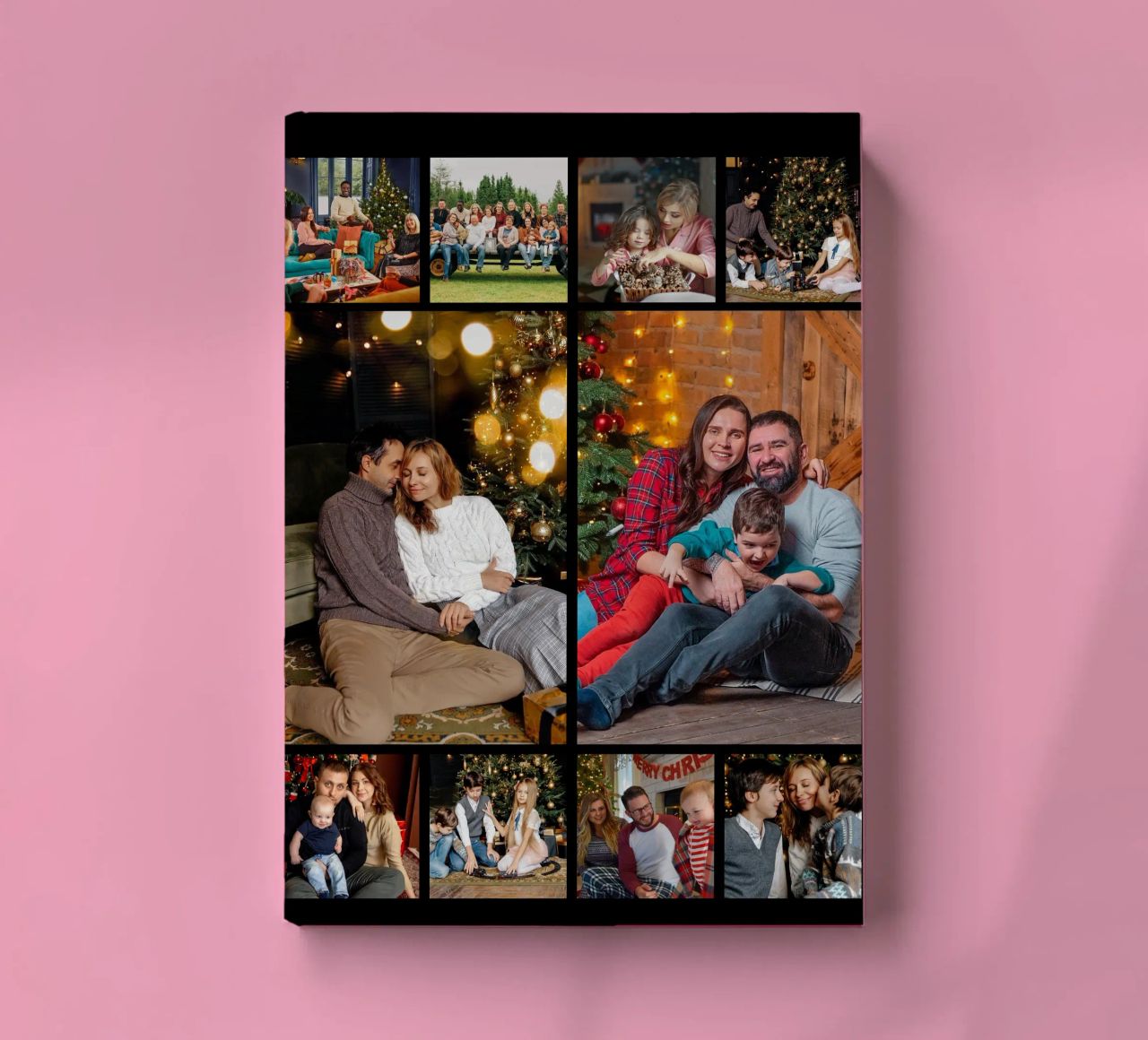 Personalisierte Weihnachten Custom 10 Foto-Collage Notizbuch von Shark Printables