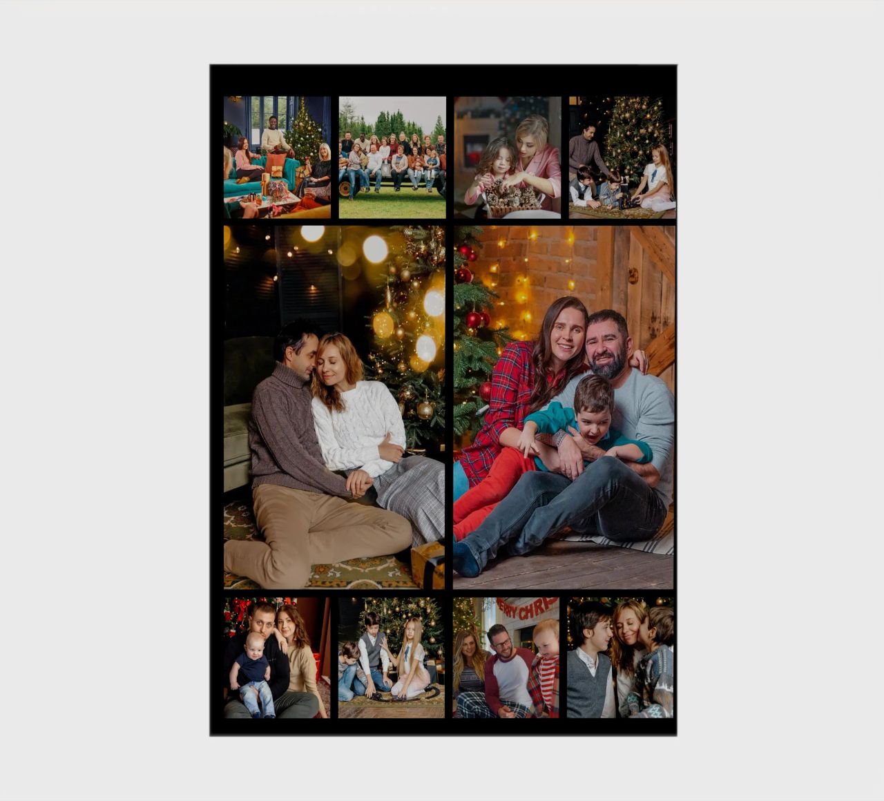 Personalisierte Weihnachten Custom 10 Foto-Collage Notizbuch von Shark Printables