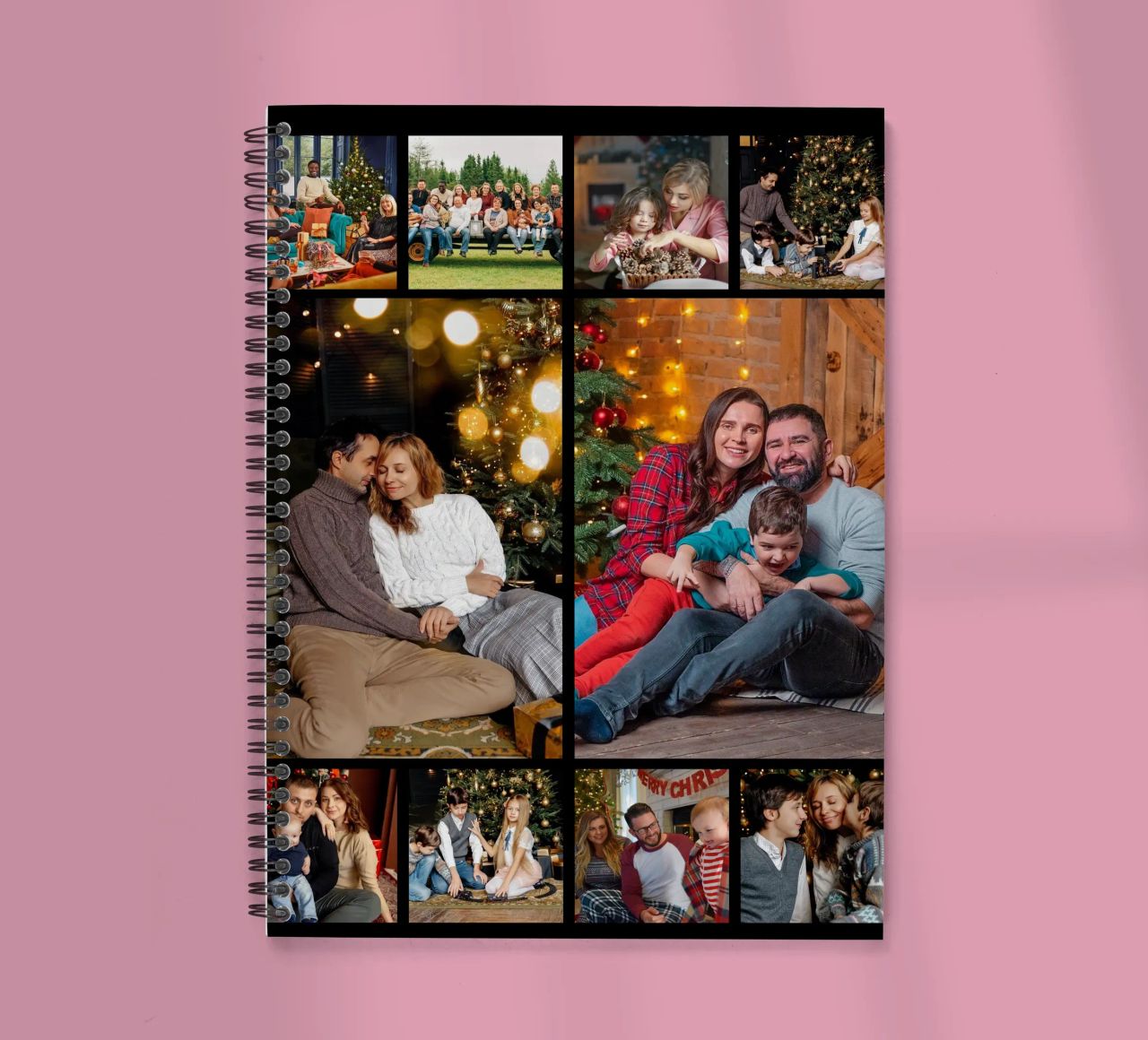 Personalisierte Weihnachten Custom 10 Foto-Collage Ringbuch von Shark Printables