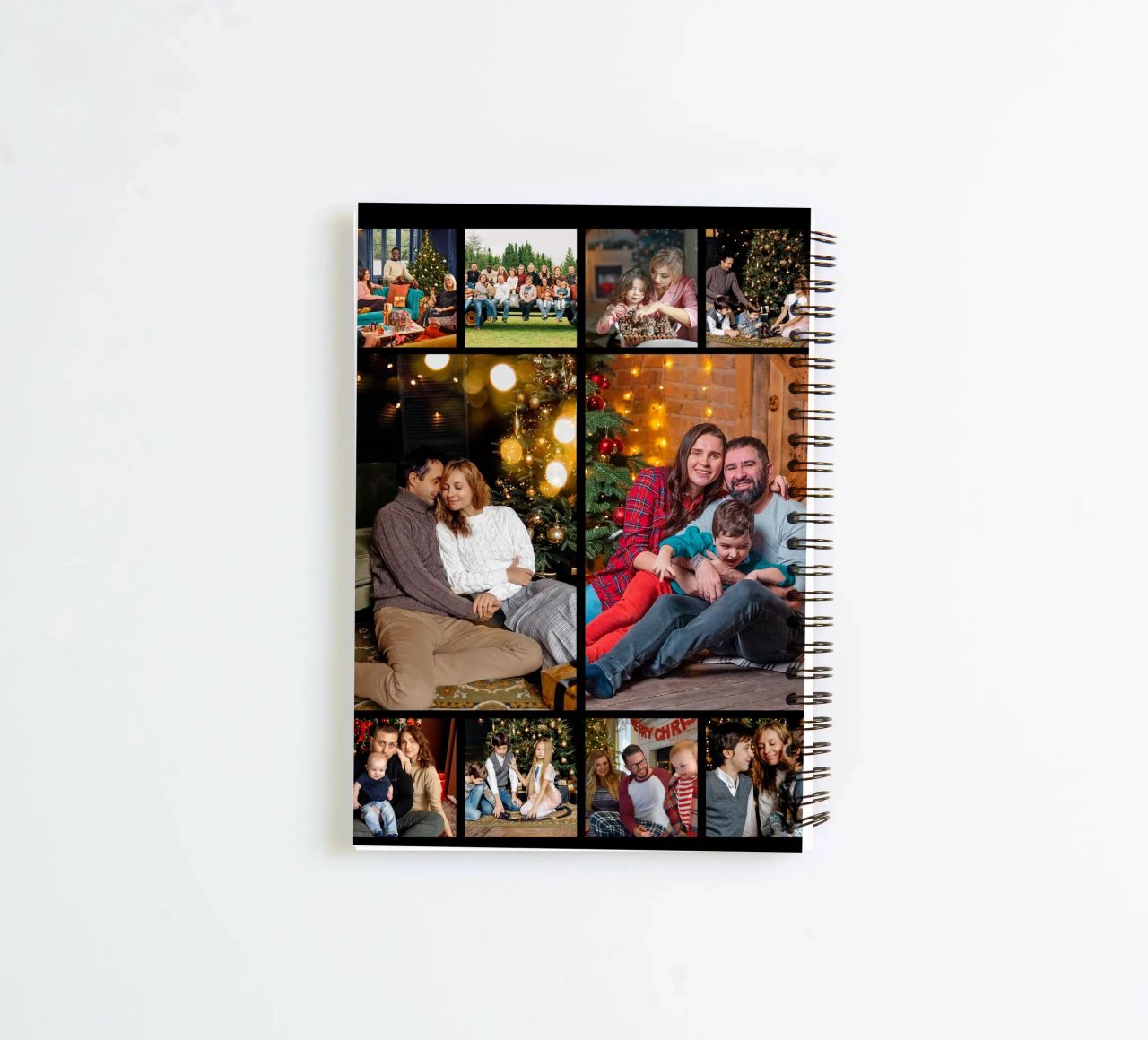 Personalisierte Weihnachten Custom 10 Foto-Collage Ringbuch von Shark Printables