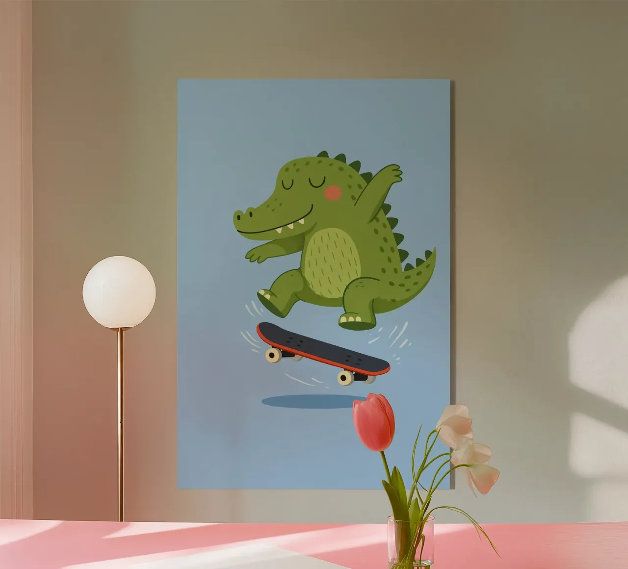 Pattinaggio Coccodrillo plexiglass da Tiny Tails & Stripes