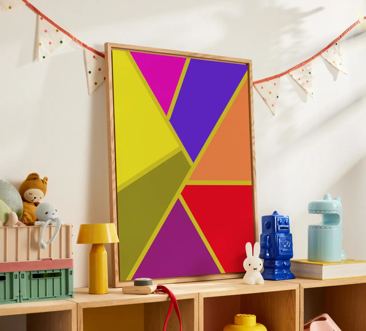 Colourful abstract plexiglass da Simplicity