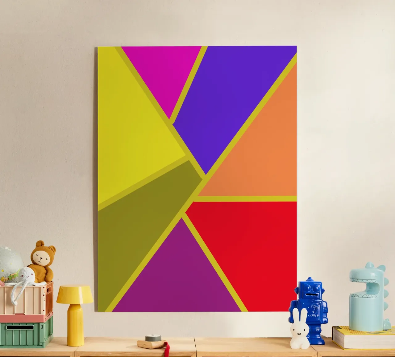 Colourful abstract plexiglass da Simplicity