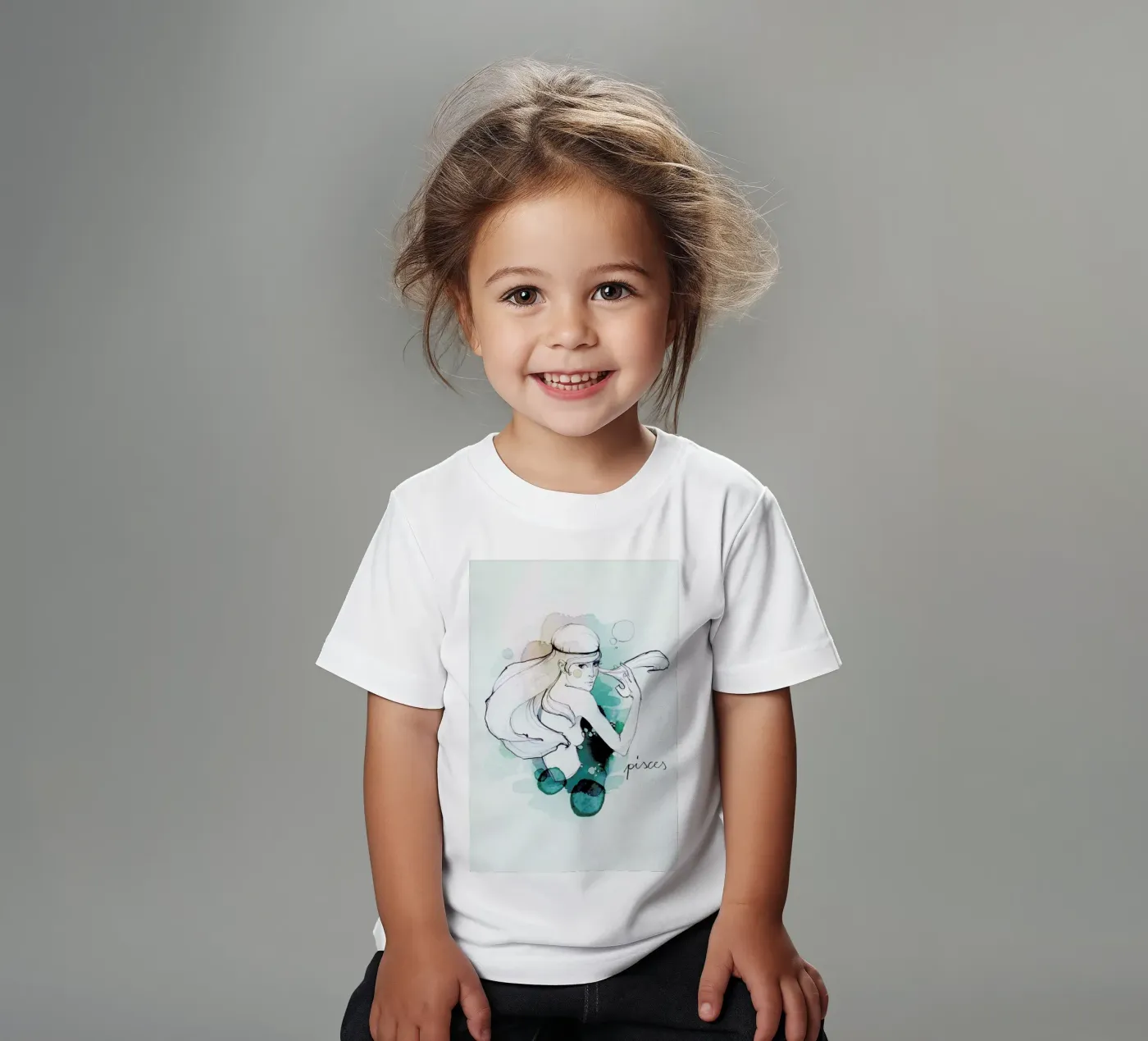 Fische t-shirt bambini da Ekaterina Koroleva