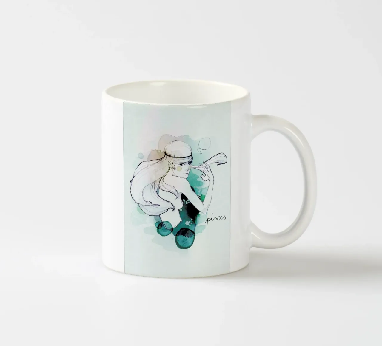 Fische tazza in ceramica da Ekaterina Koroleva
