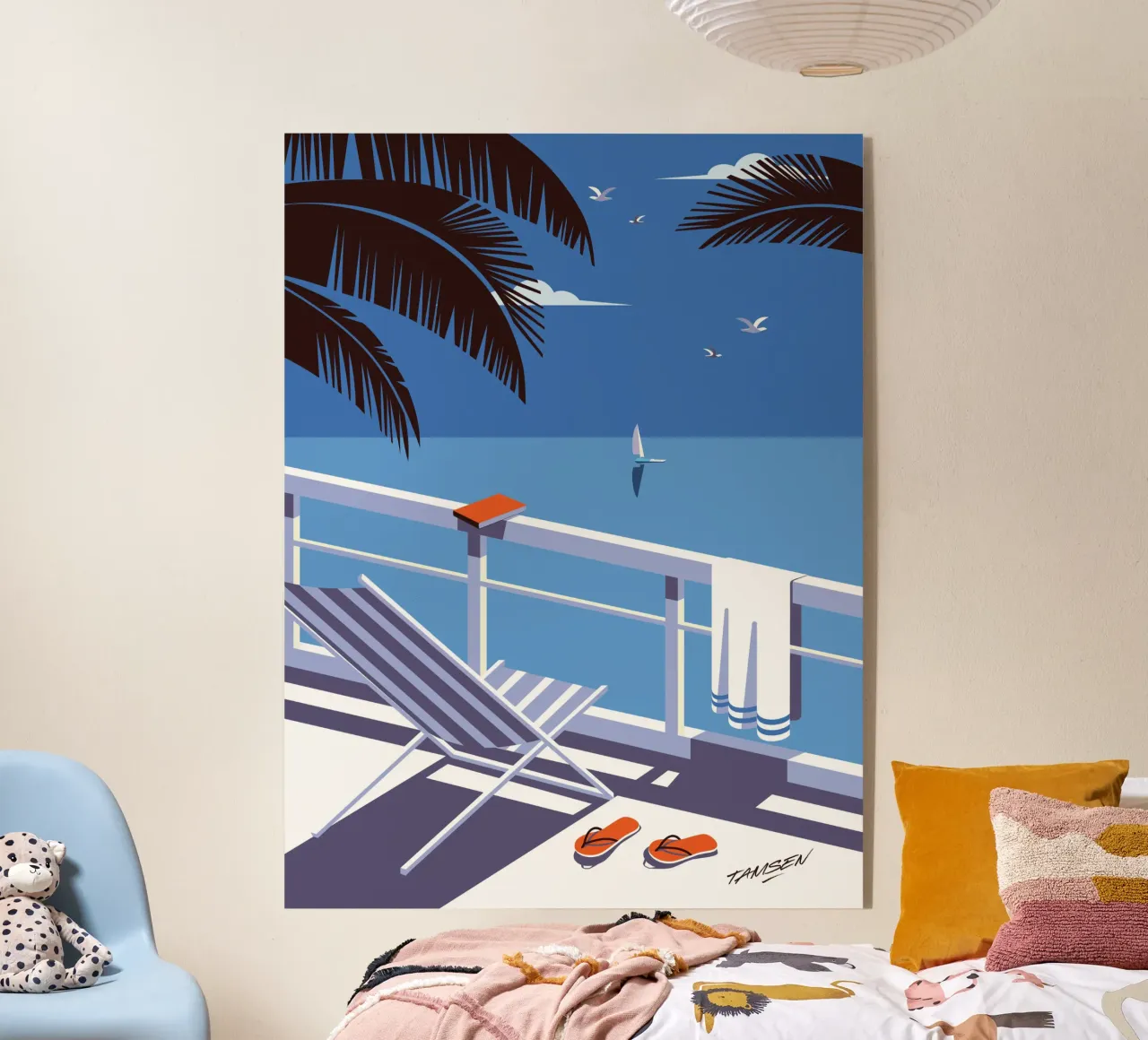 Tafel meer acryl van Tamsen Design