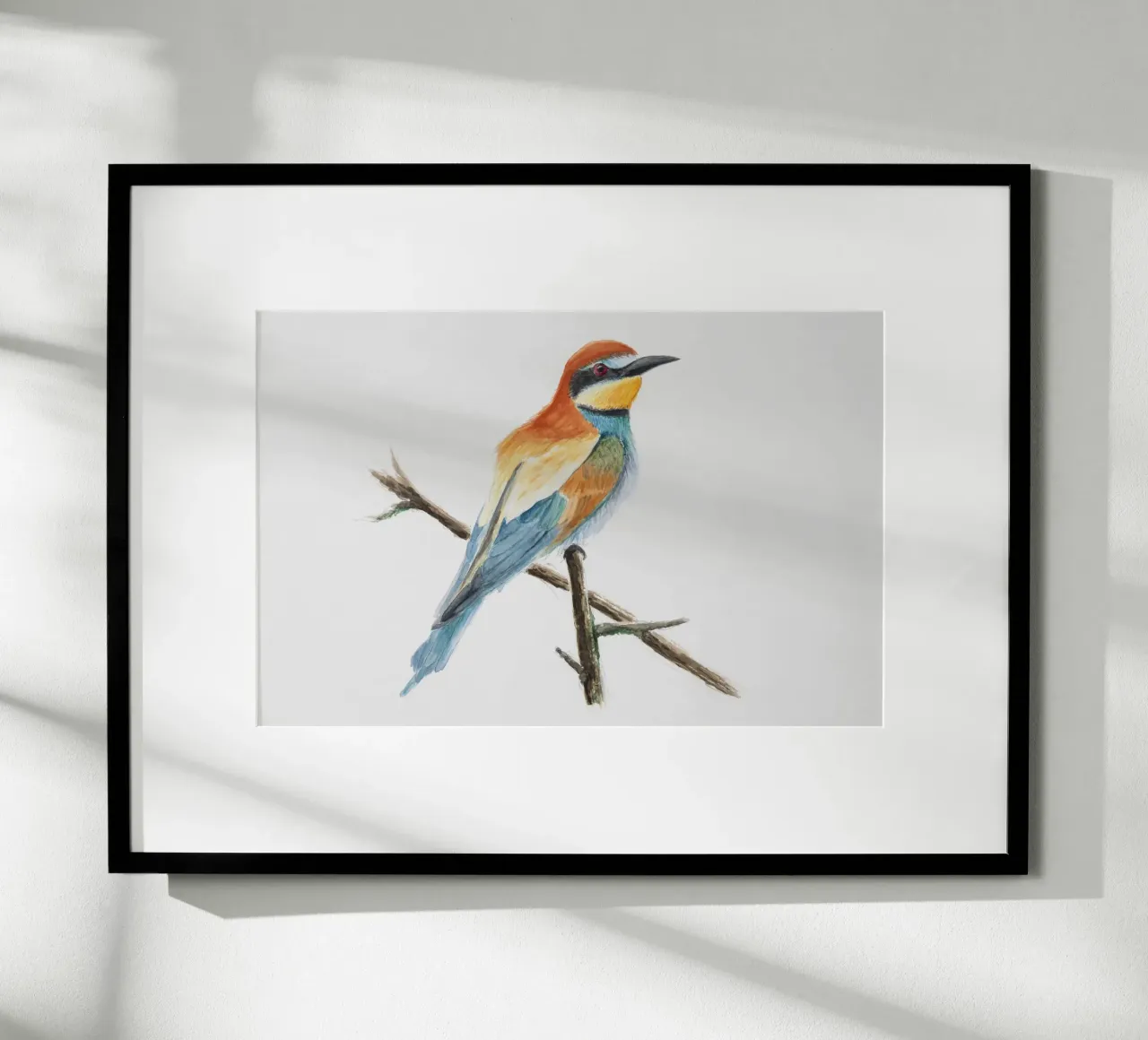 Bijeneter "Merops apiaster" poster van Barbara Buderath Illustrationen