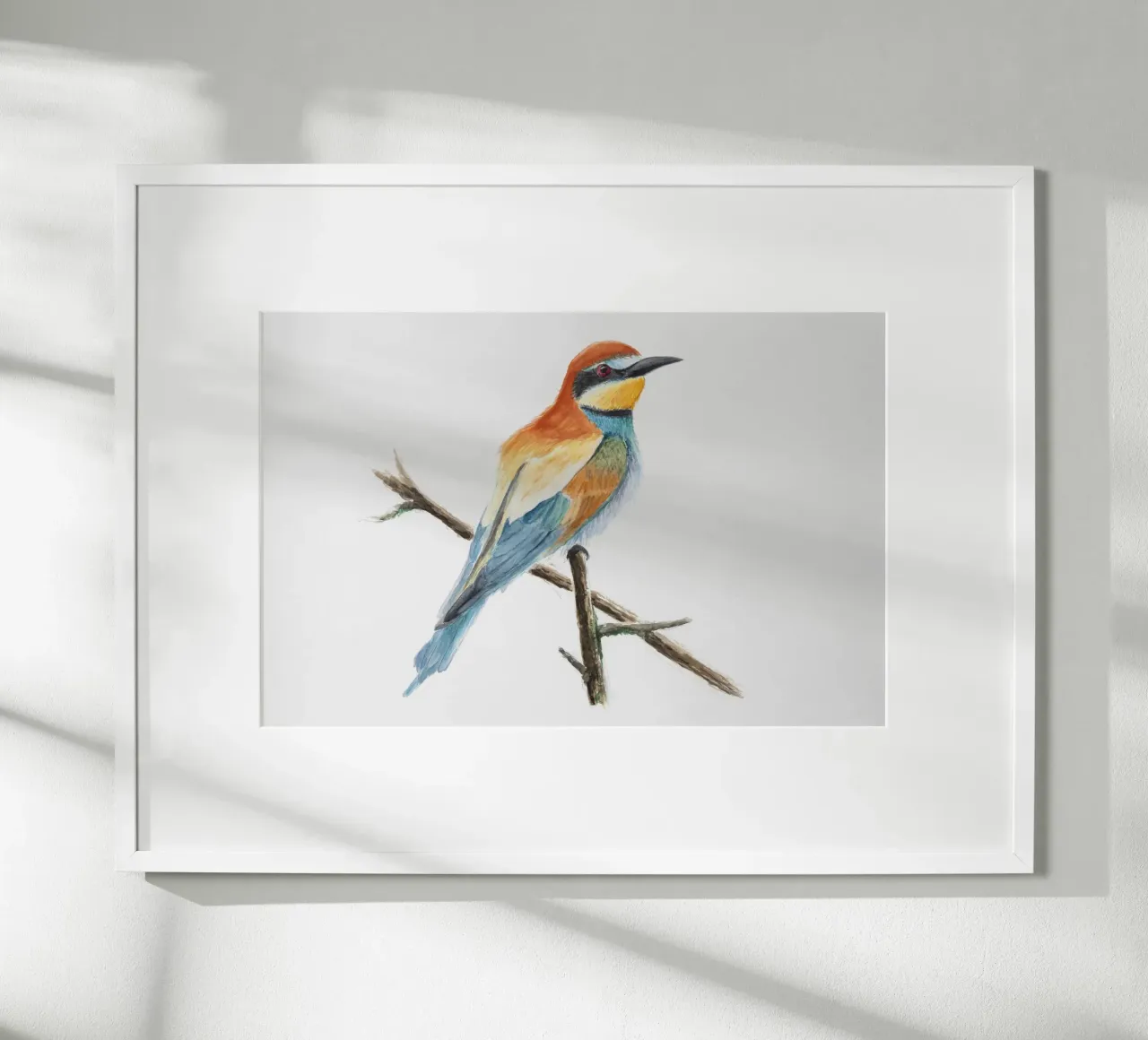 Bijeneter "Merops apiaster" poster van Barbara Buderath Illustrationen