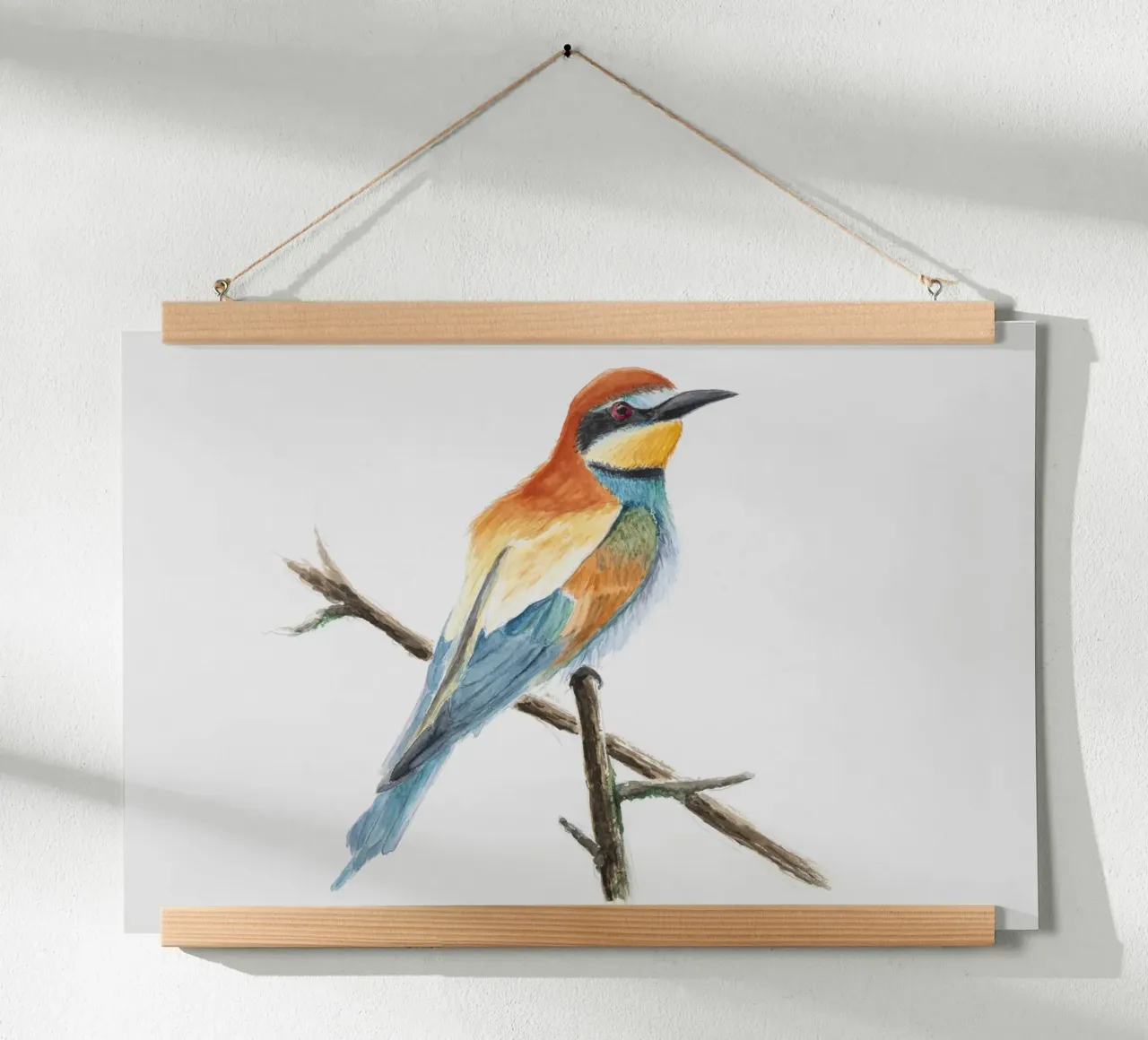 Bijeneter "Merops apiaster" poster van Barbara Buderath Illustrationen