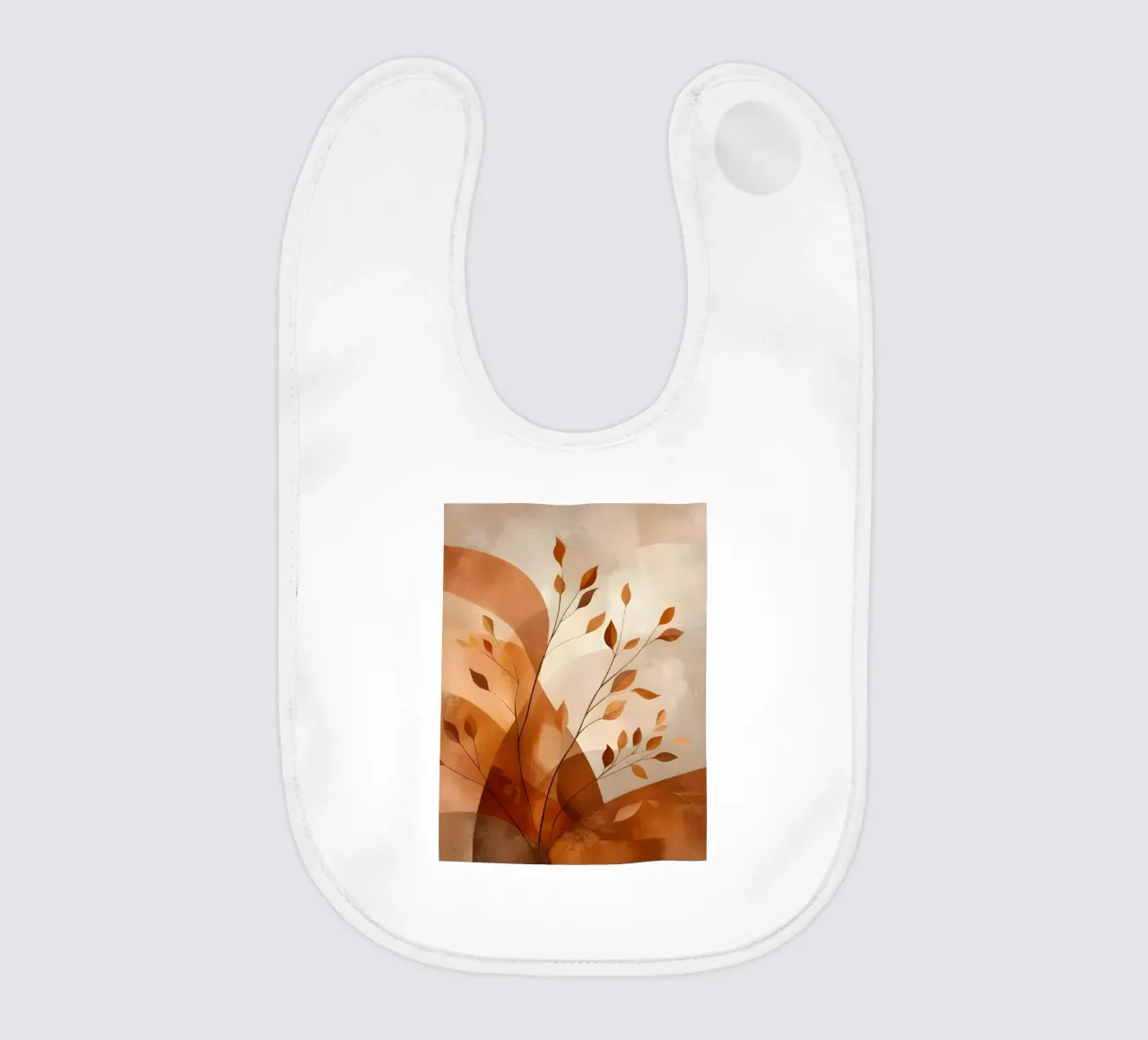 Foglie d'autunno dorate bavaglino da Artistic-shop