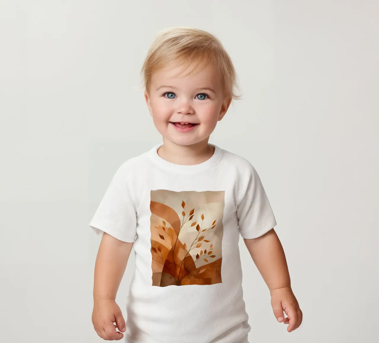 Foglie d'autunno dorate maglietta neonato da Artistic-shop