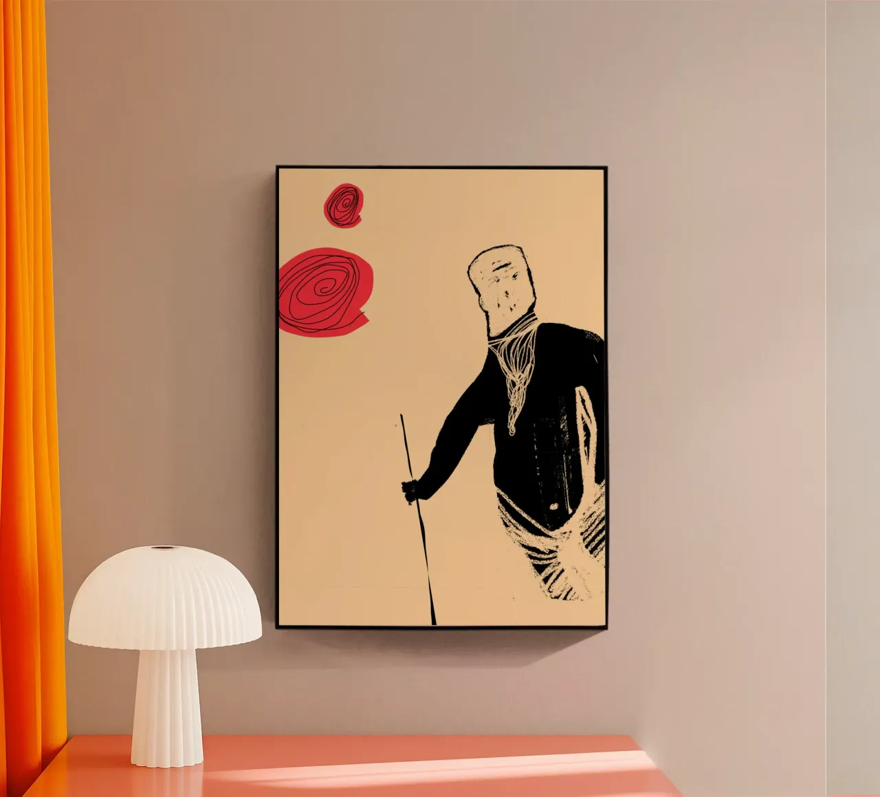 Man and Sunset plexiglass da Nepomuk