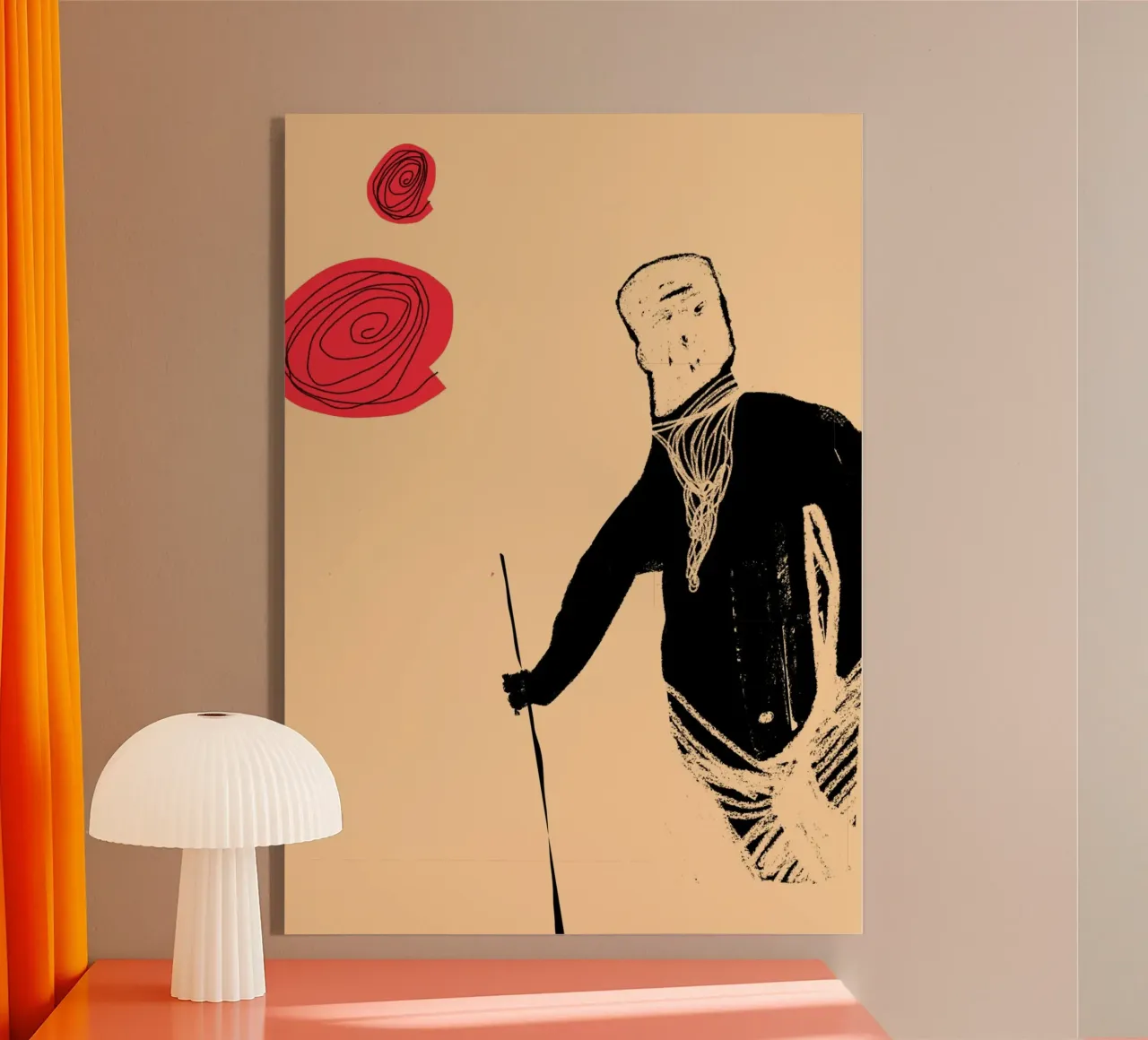 Man and Sunset plexiglass da Nepomuk