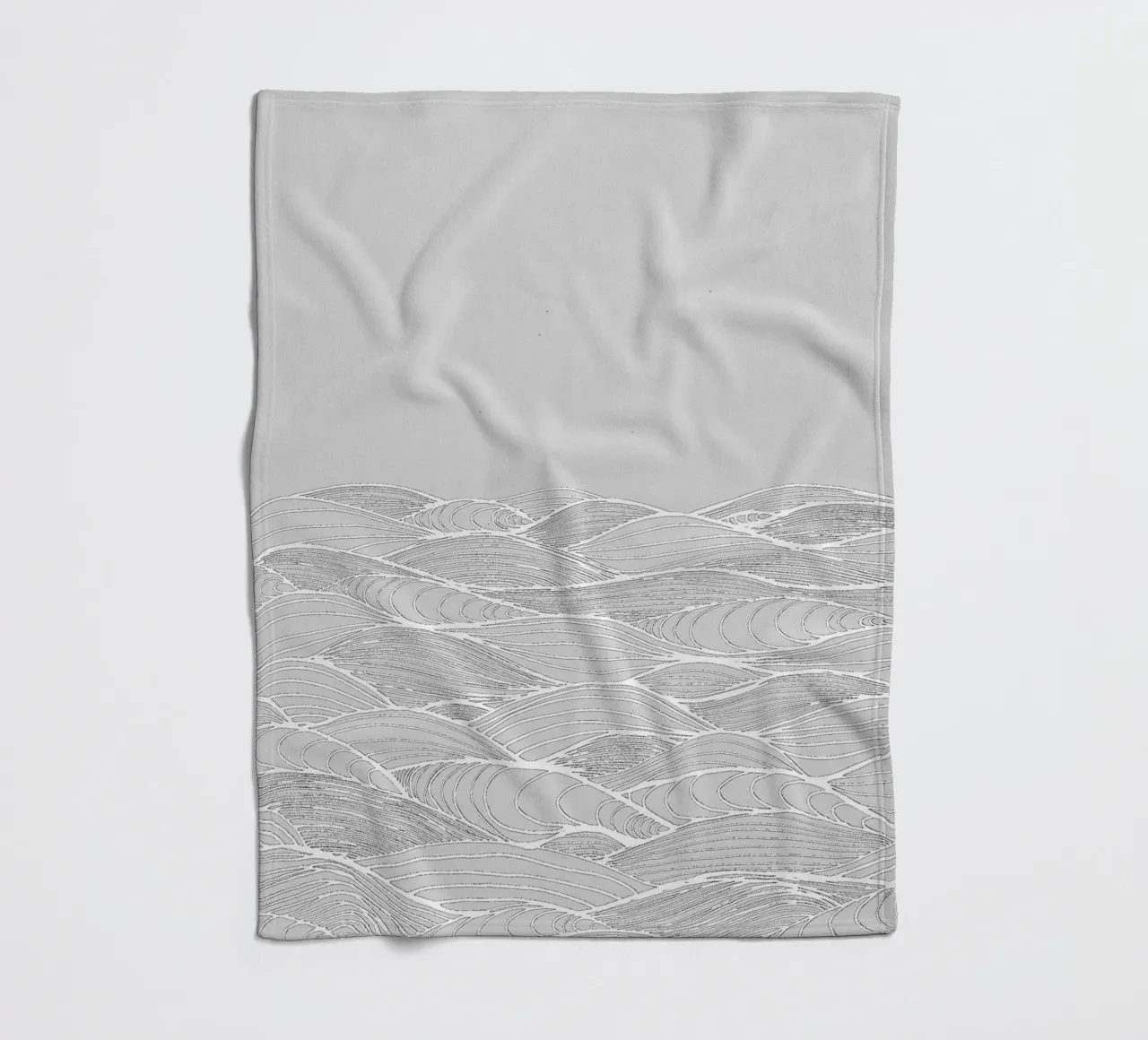 Waves fleecedeken van PaperLine Art