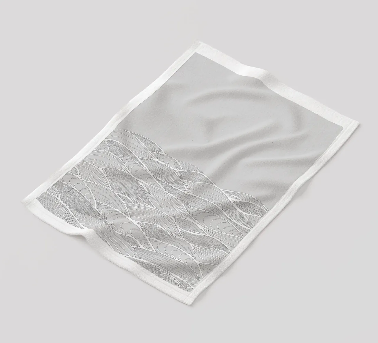 Waves fleecedeken van PaperLine Art