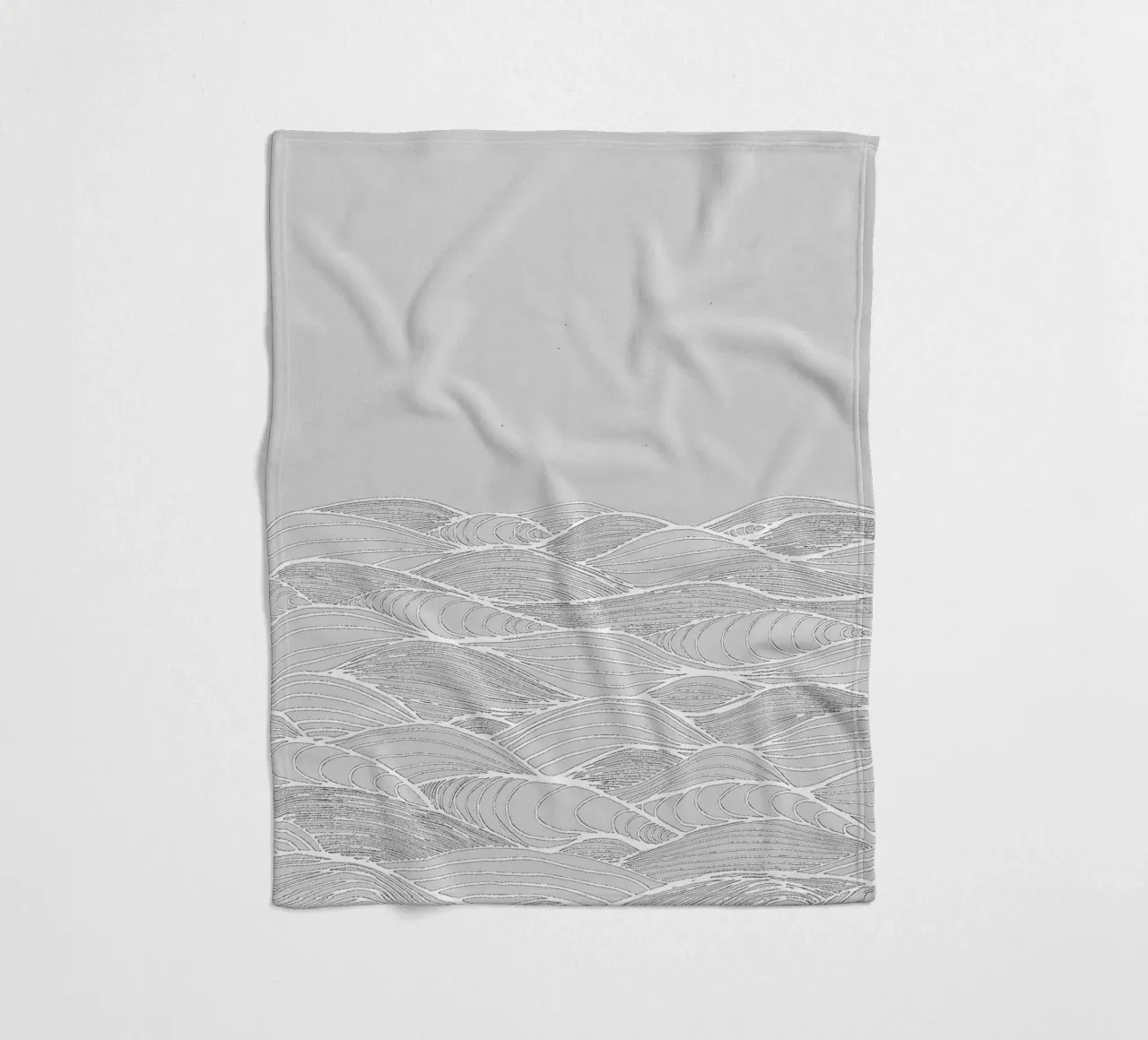 Waves fleecedeken van PaperLine Art