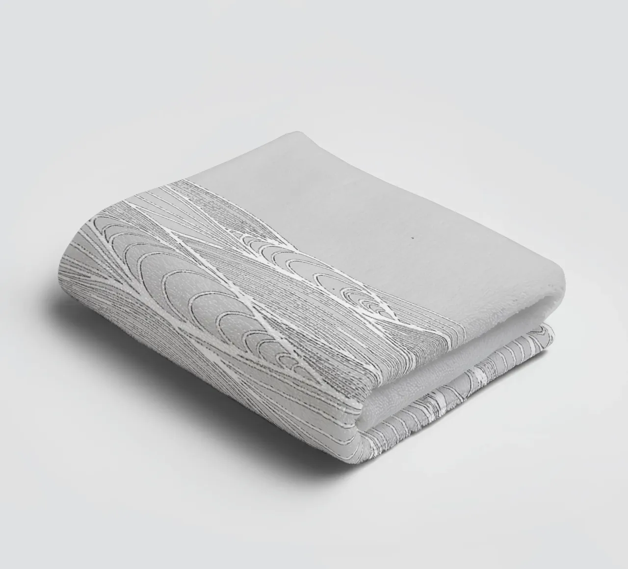 Waves towel by PaperLine Art
