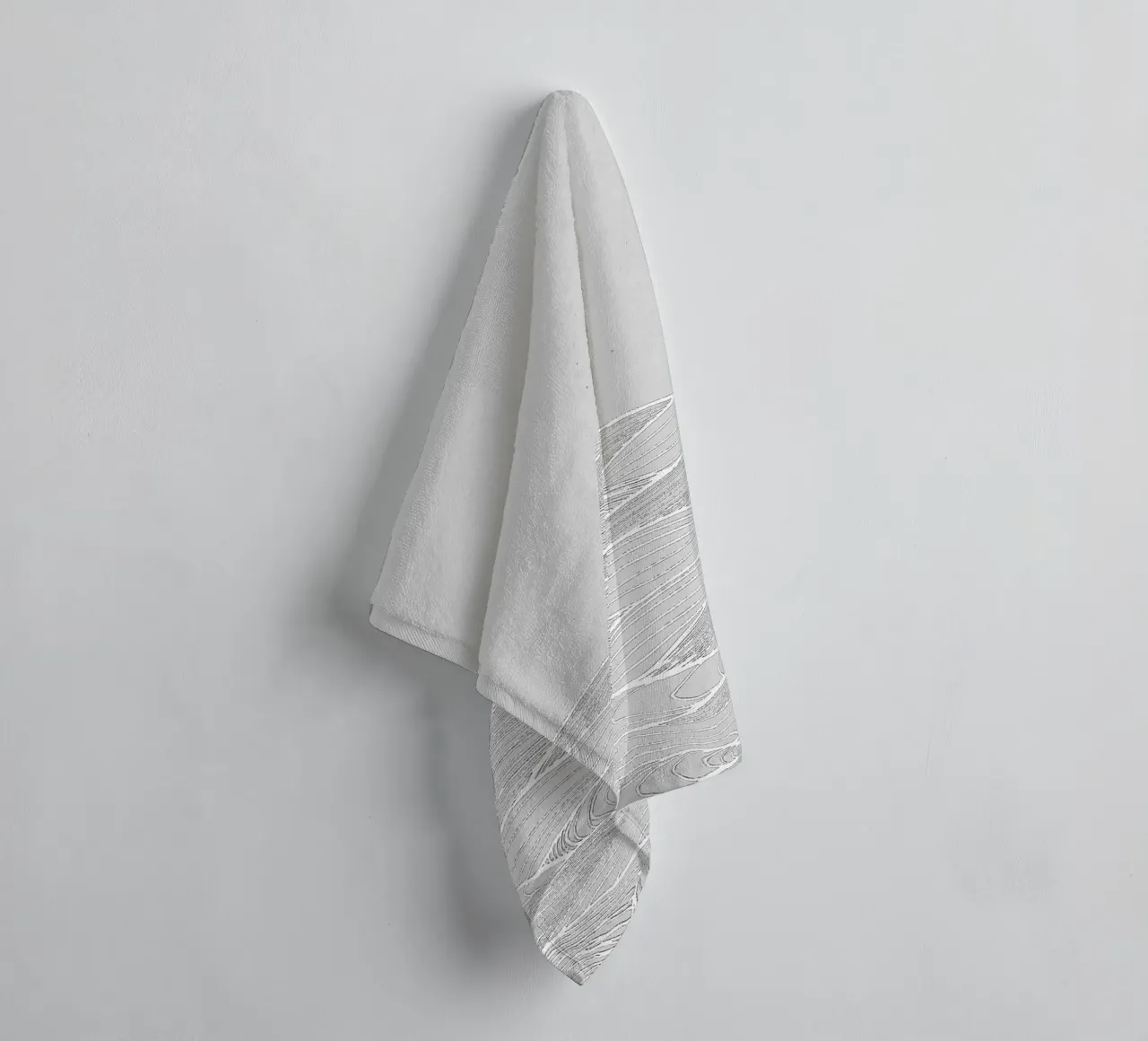 Waves towel by PaperLine Art