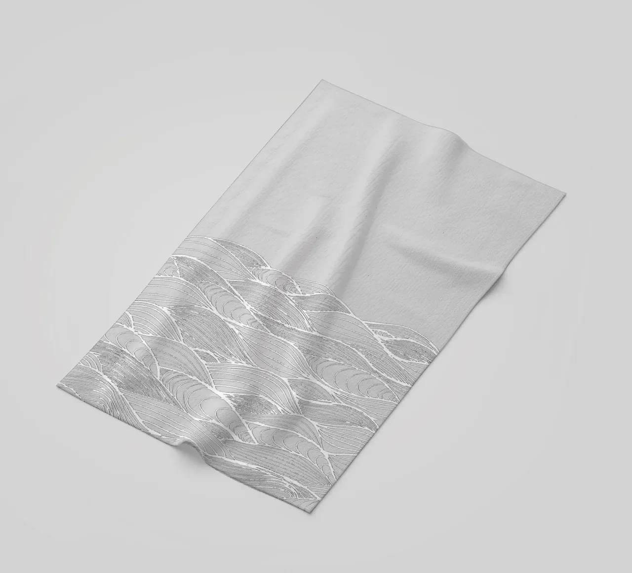 Waves strandhanddoek van PaperLine Art