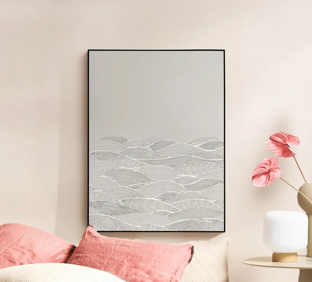 Waves plexiglas de PaperLine Art