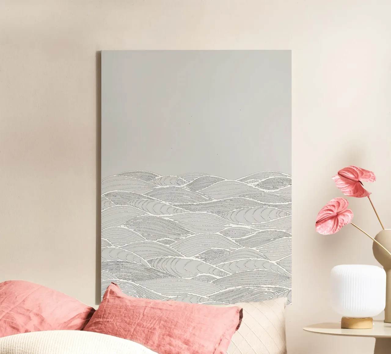 Waves canvas by PaperLine Art