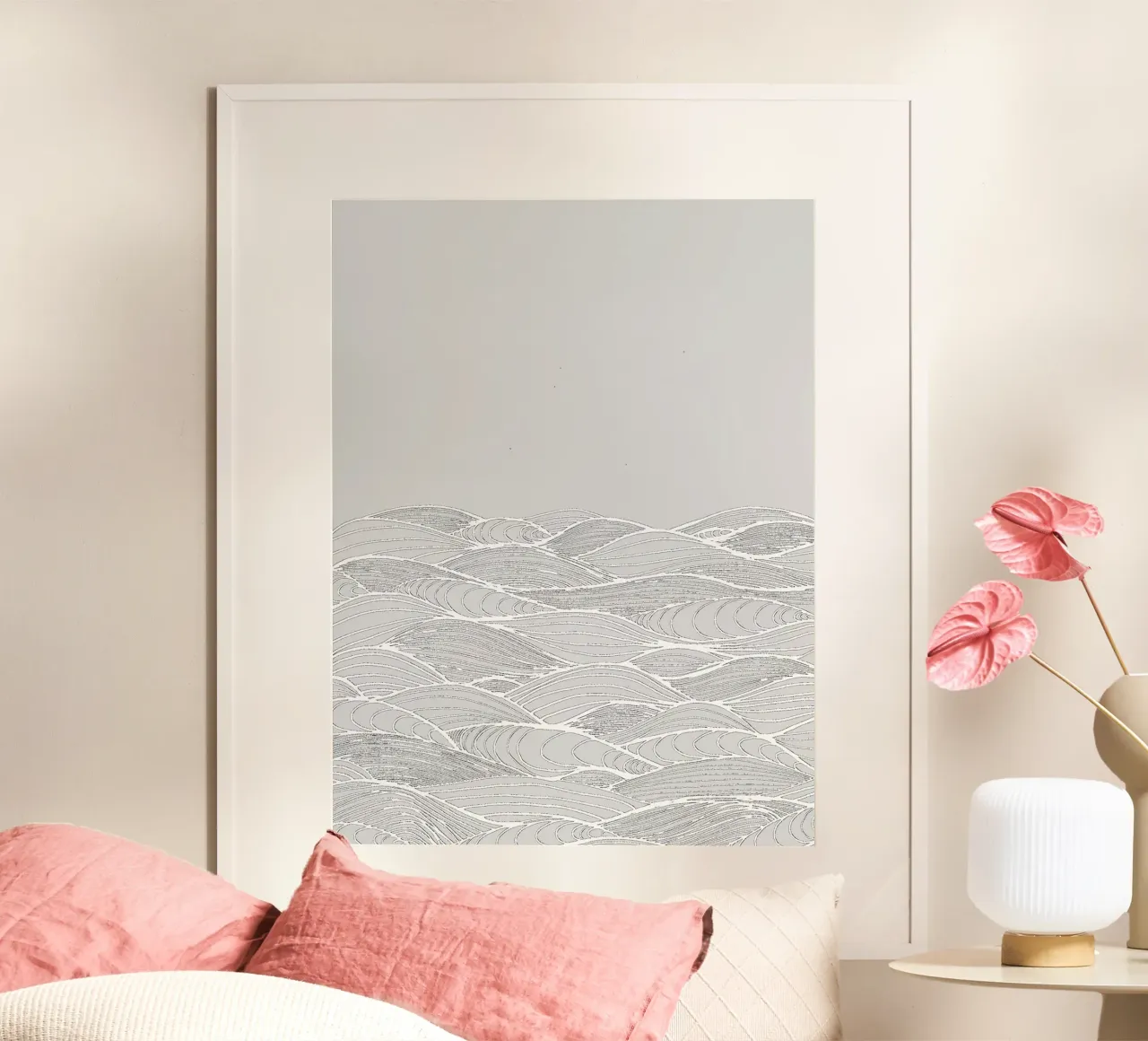 Waves poster de PaperLine Art