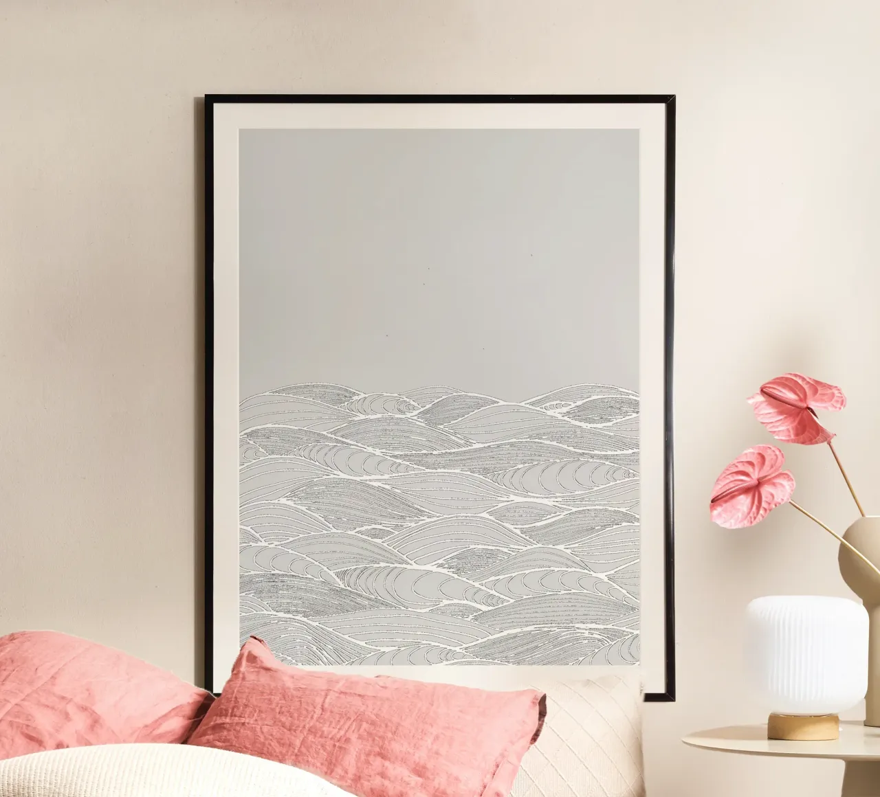Waves poster de PaperLine Art