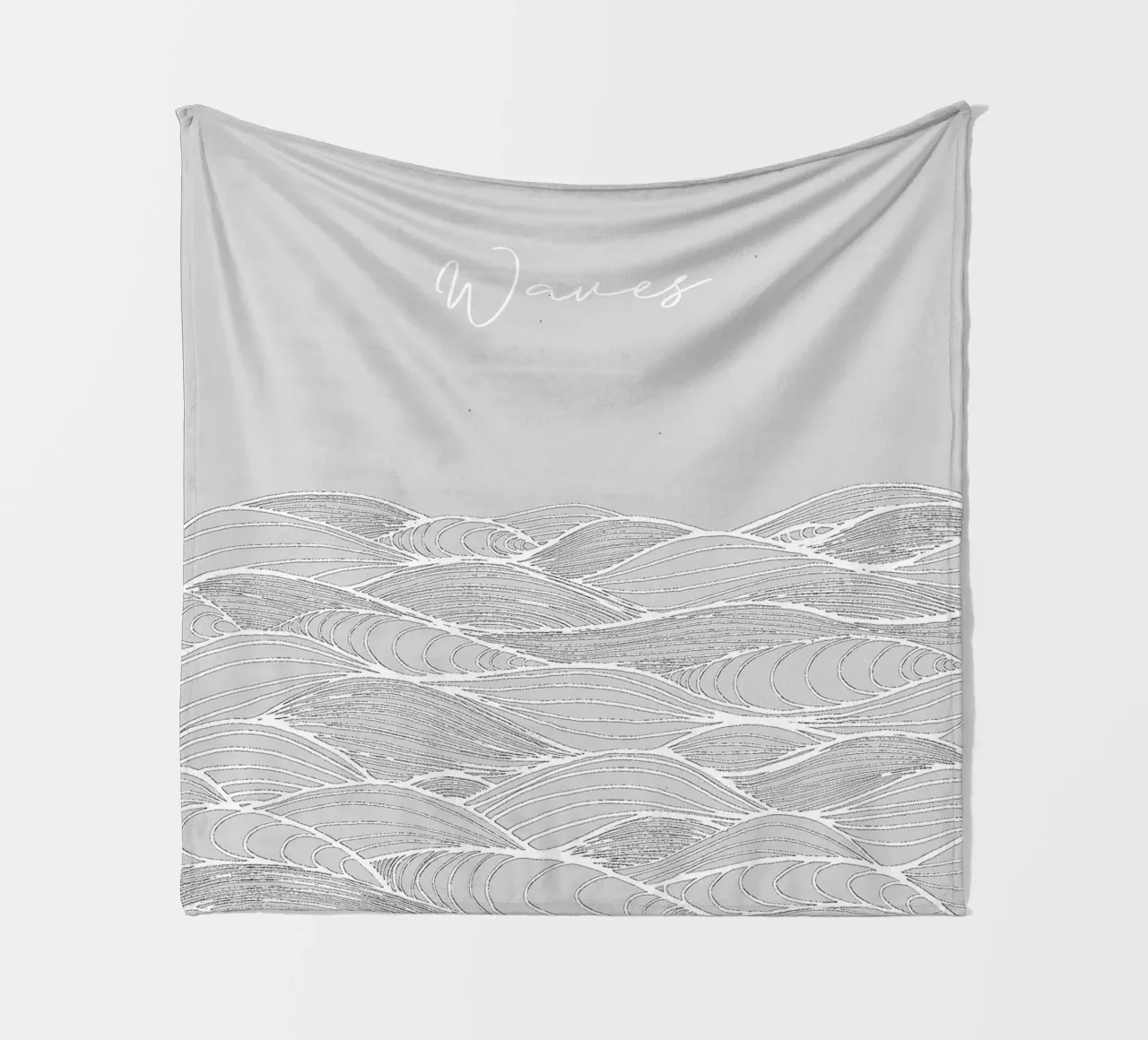 Waves fleecedeken van PaperLine Art