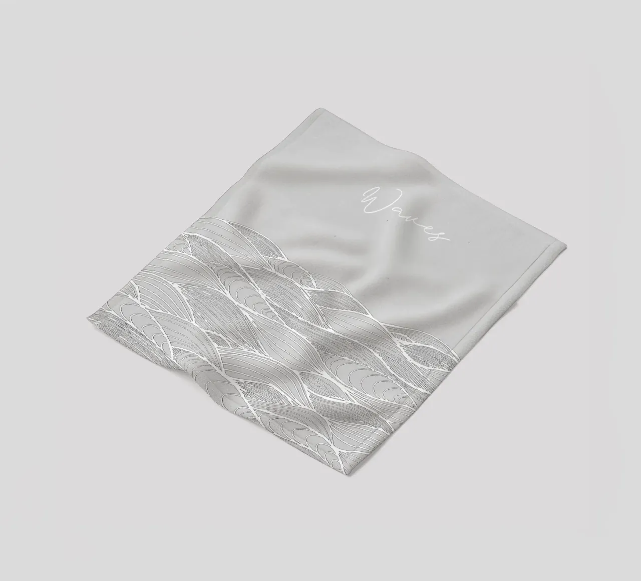 Waves fleecedeken van PaperLine Art